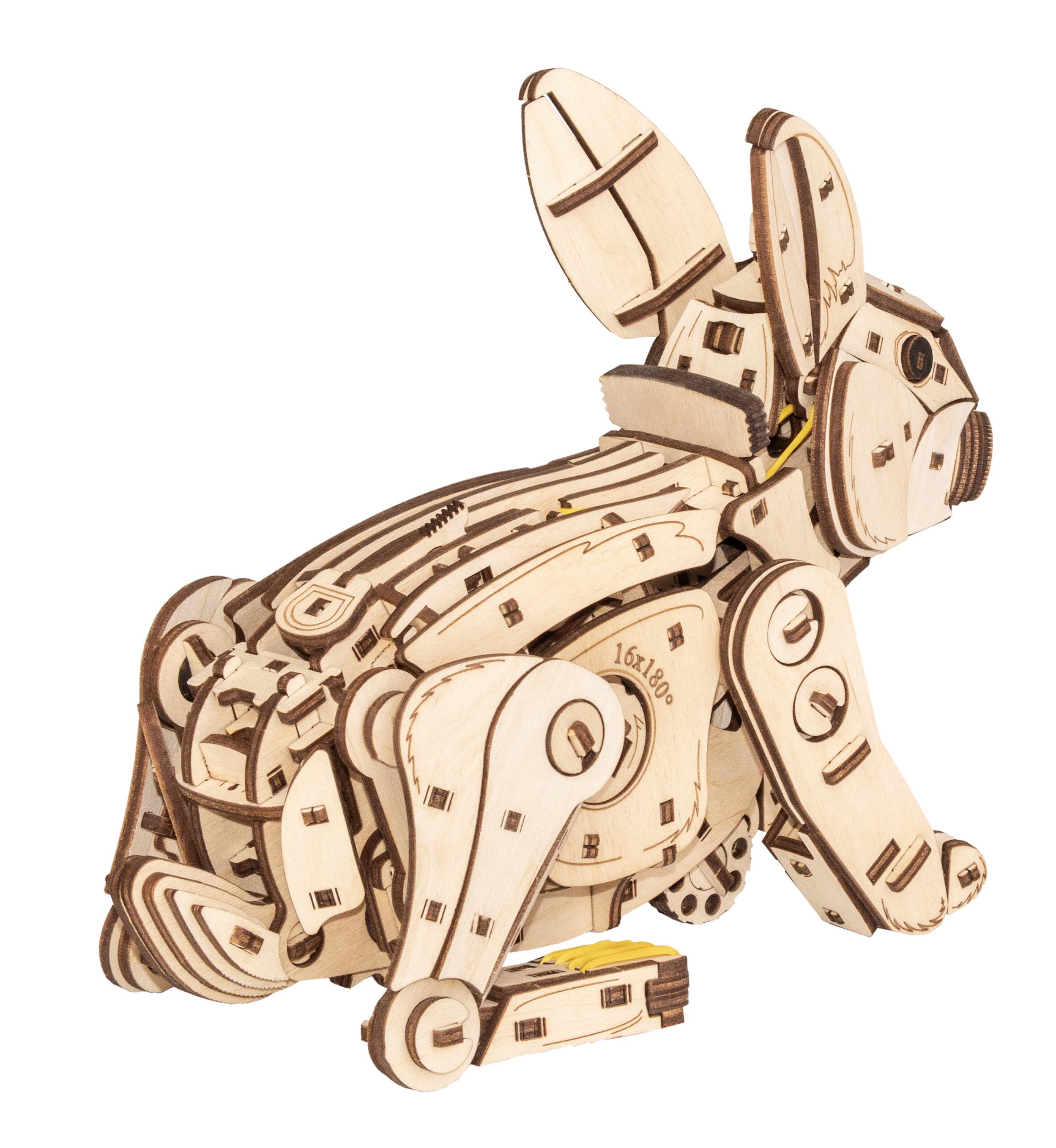 Купить Механическая сборная модель EWA Кролик белый оптом