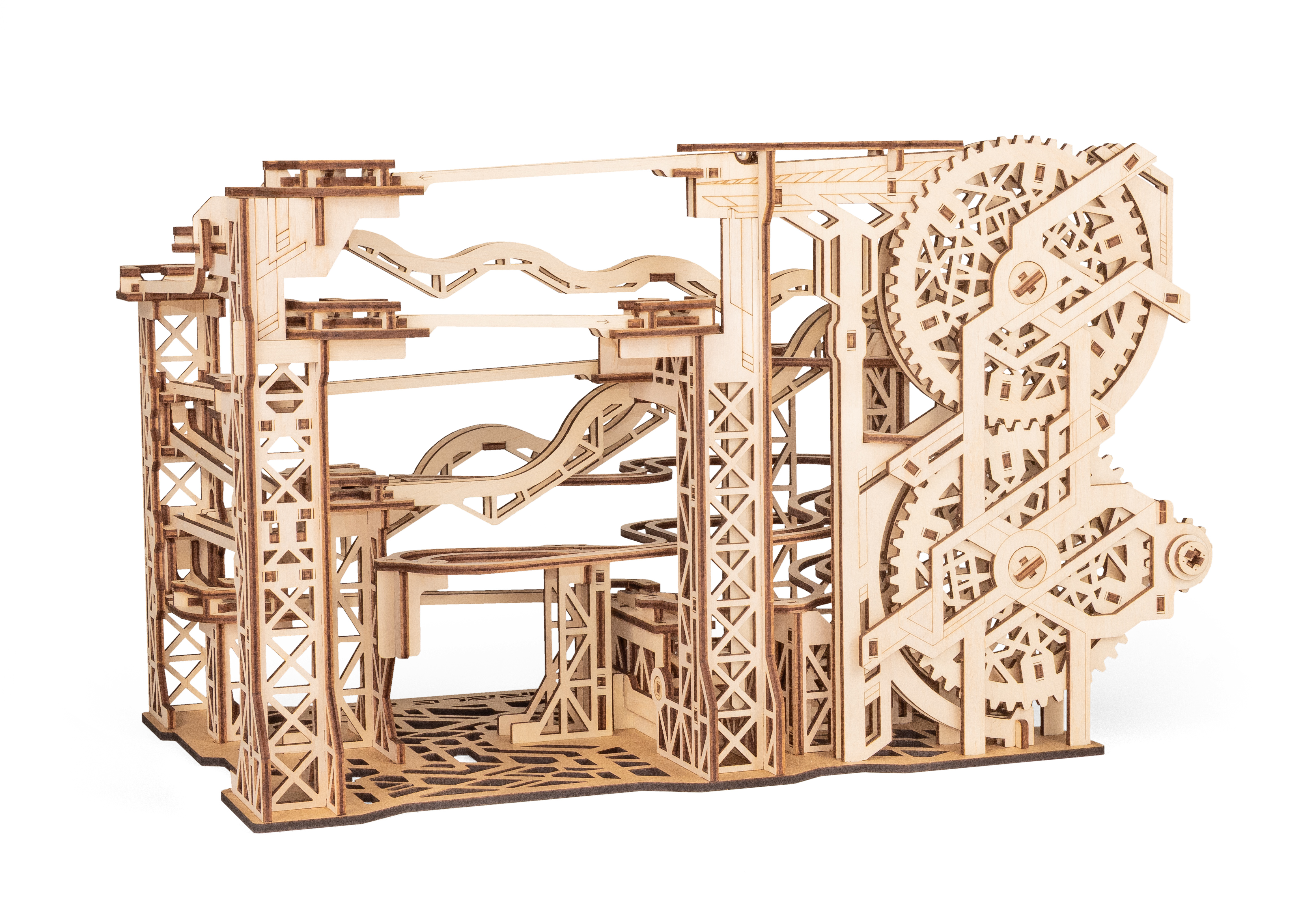 Купить Деревянный конструктор, сборная модель EWA Бегущий лабиринт Марбл  оптом