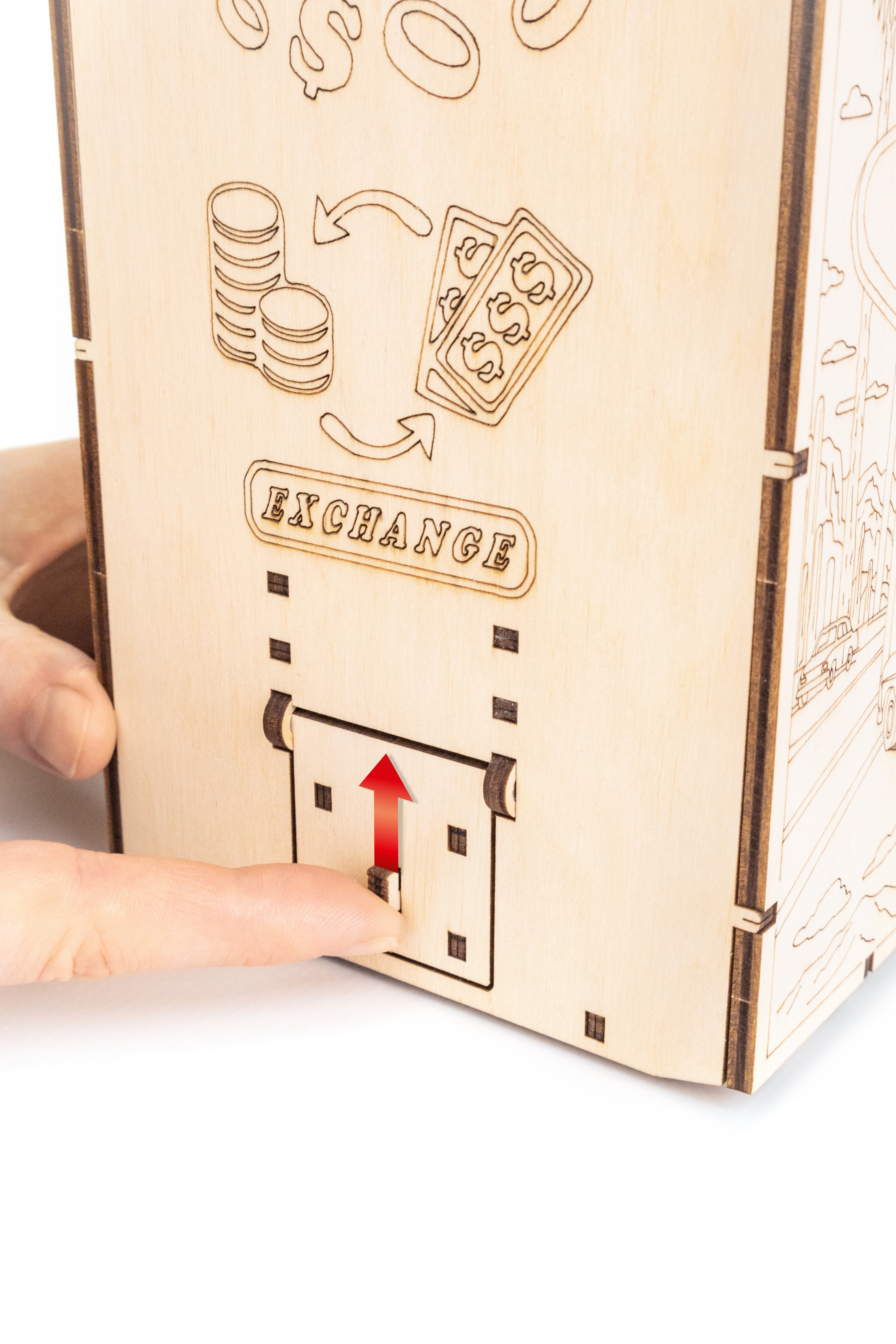 Купить Деревянный конструктор, сборная модель EWA Однорукий бандит оптом