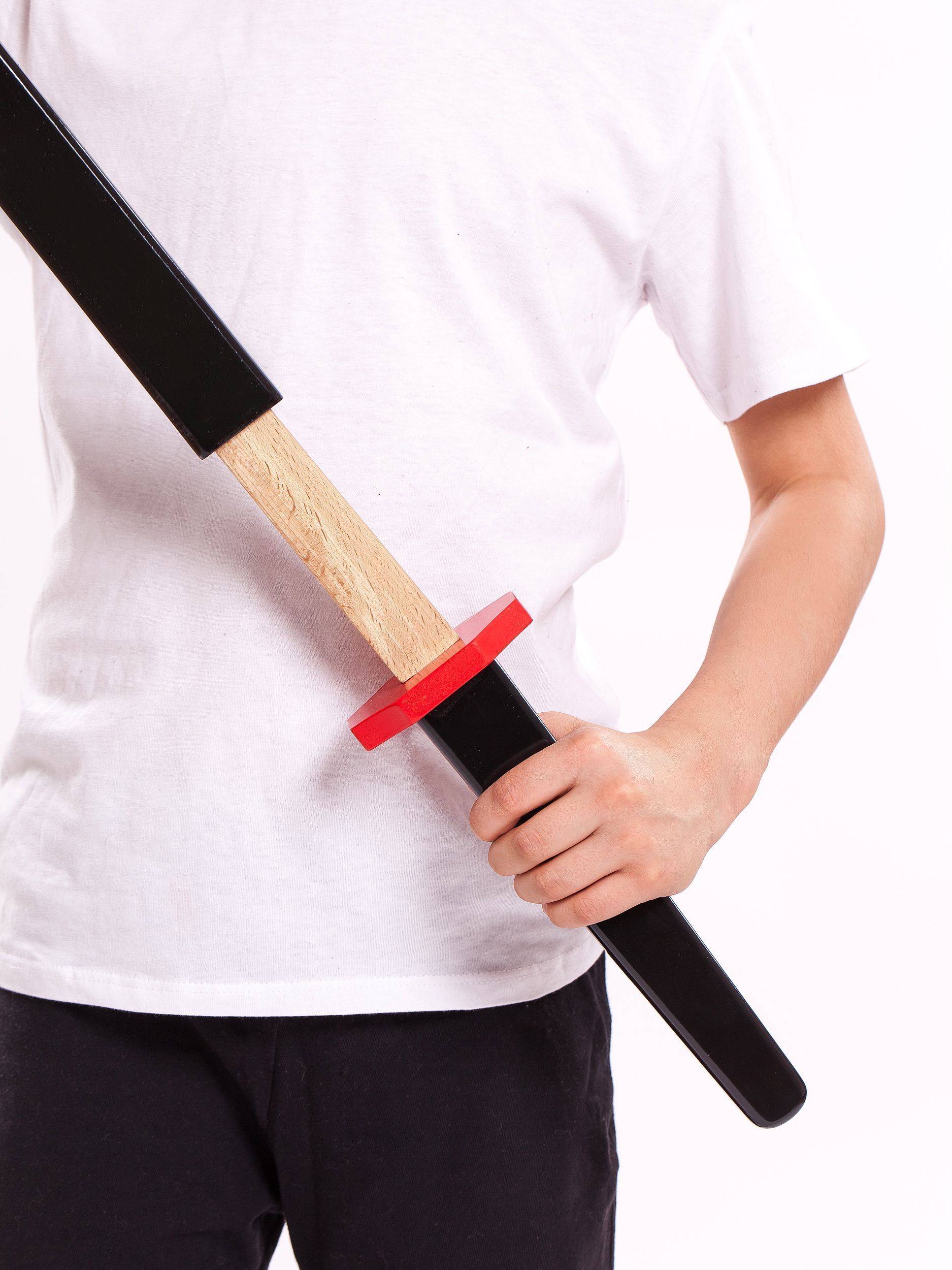 Купить Меч деревянный Катана в ножнах (черный) оптом