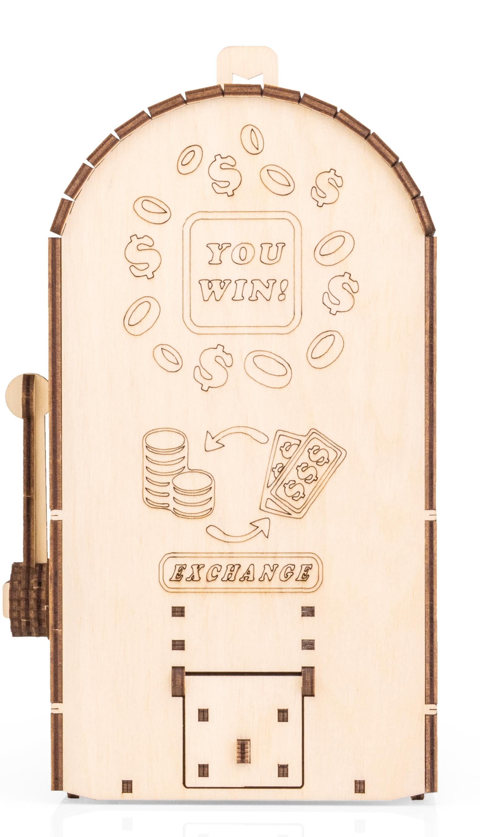 Купить Деревянный конструктор, сборная модель EWA Однорукий бандит оптом