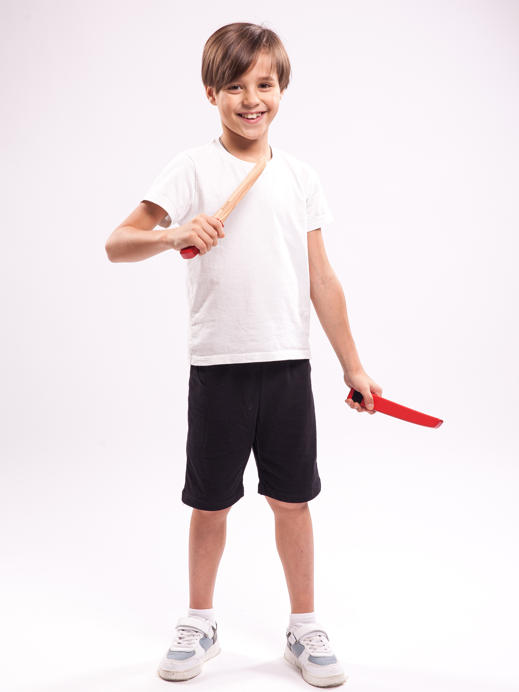 Купить Меч деревянный детский Танто из бука (красный) оптом