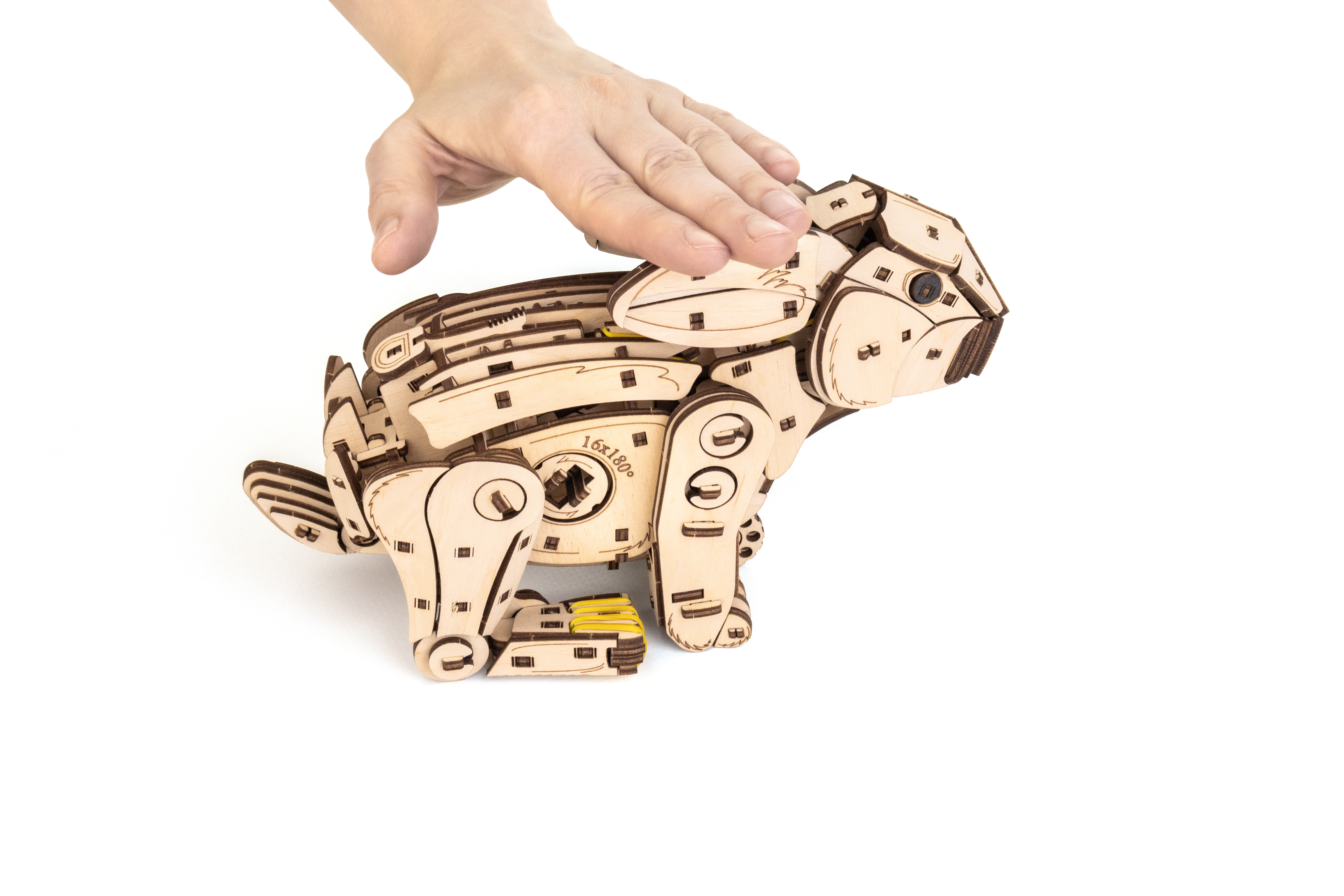 Купить Механическая сборная модель EWA Кролик белый оптом