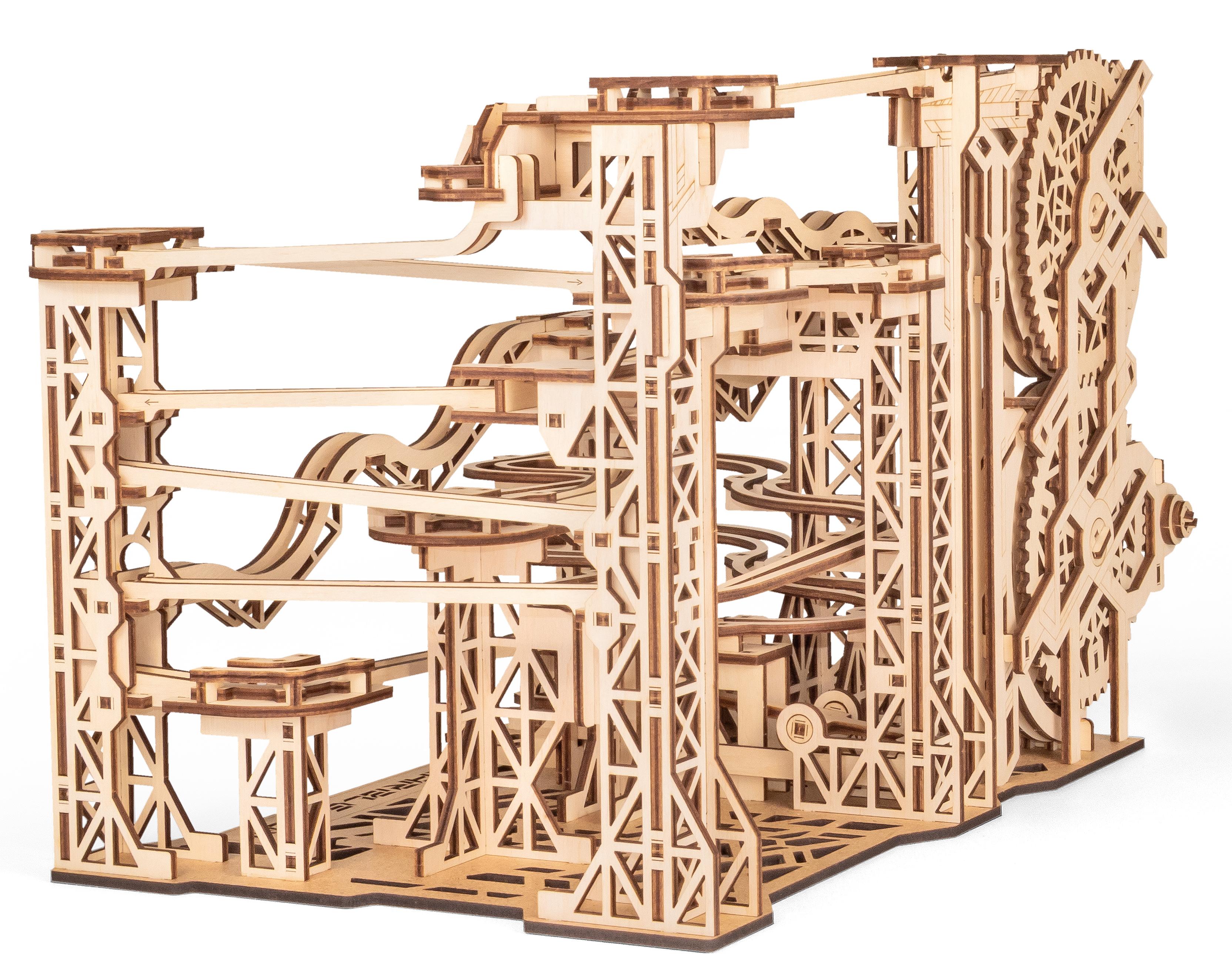 Купить Деревянный конструктор, сборная модель EWA Бегущий лабиринт Марбл  оптом
