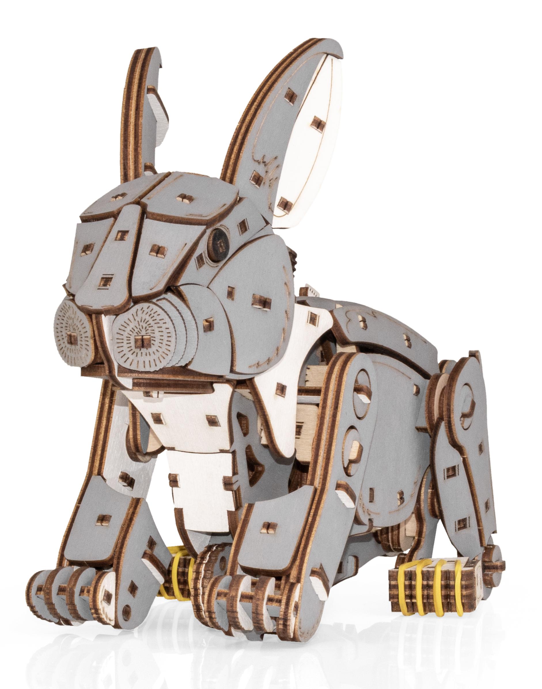 Купить Механическая сборная модель EWA Кролик серый оптом