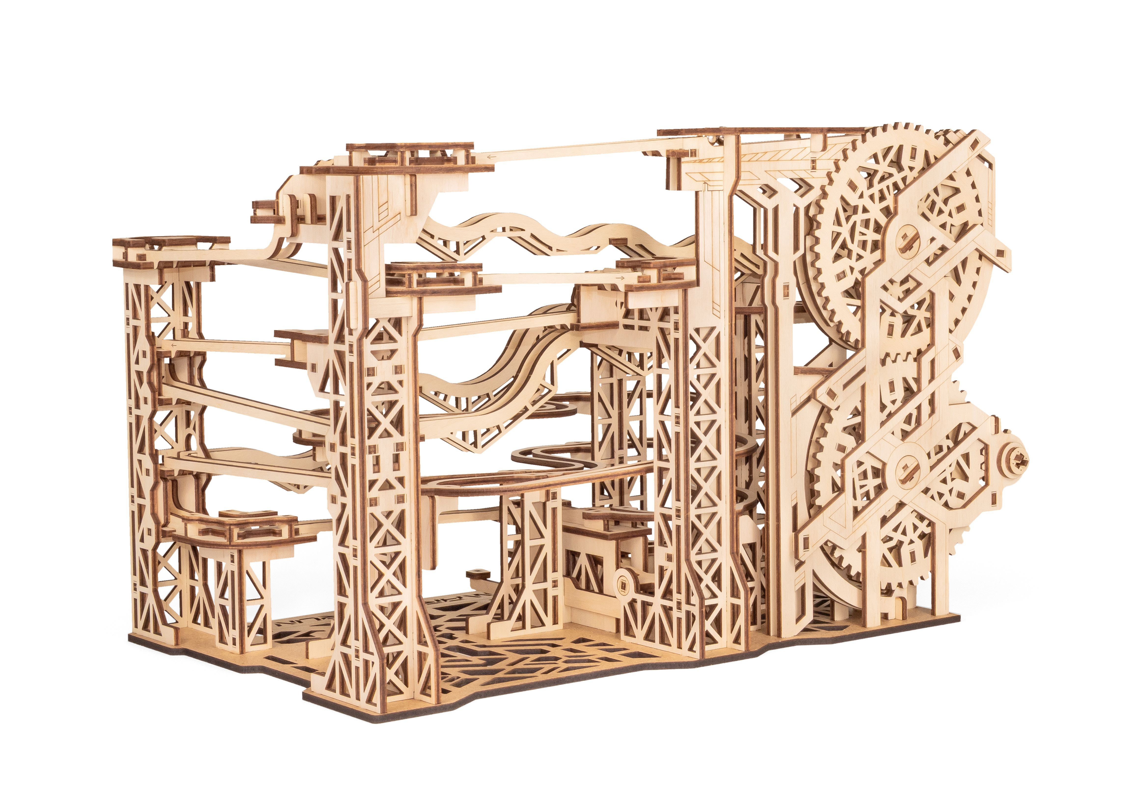 Купить Деревянный конструктор, сборная модель EWA Бегущий лабиринт Марбл  оптом