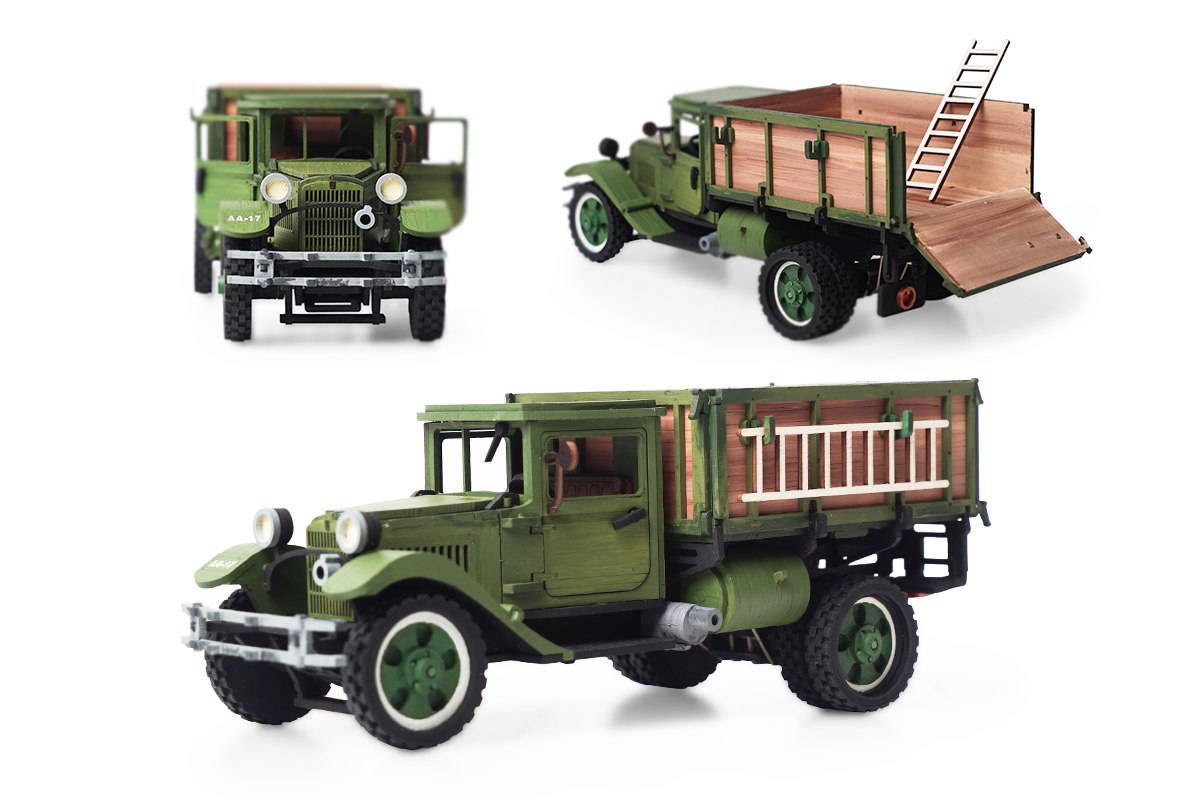 Купить Конструктор 3D деревянный Lemmo Грузовик "Полуторка" Кузов оптом