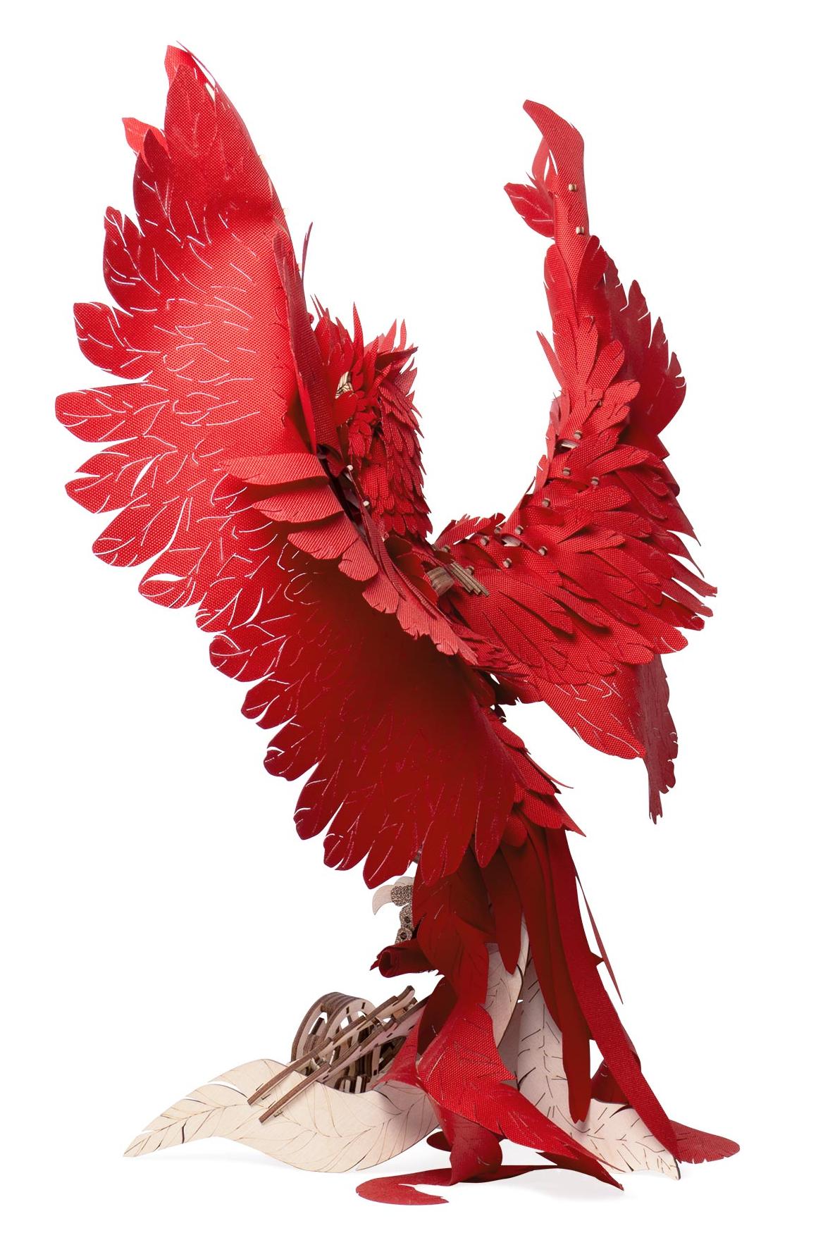 Купить Деревянный конструктор, сборная модель Lemmo Огненный Феникс со светом оптом