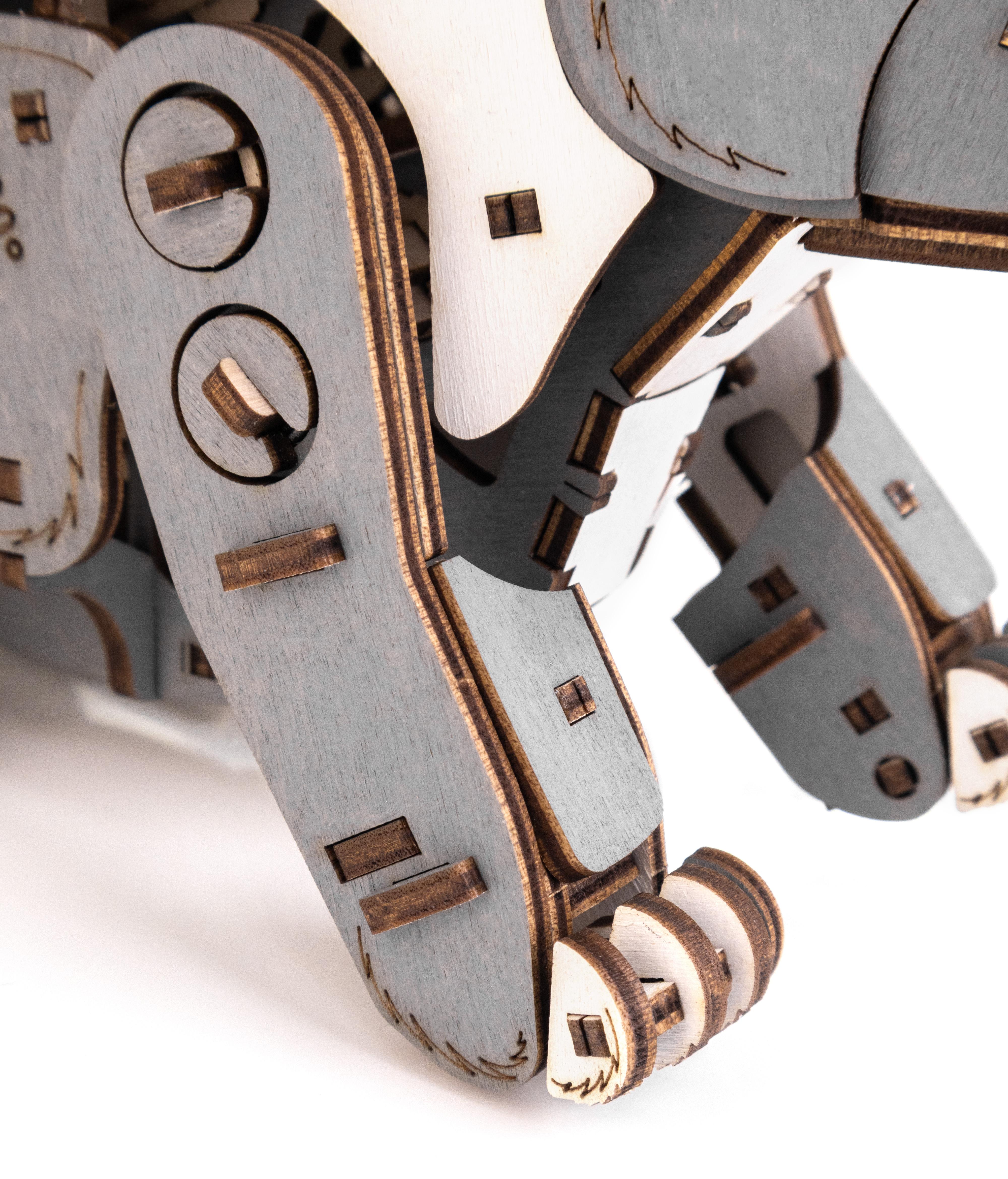 Купить Механическая сборная модель EWA Кролик серый оптом