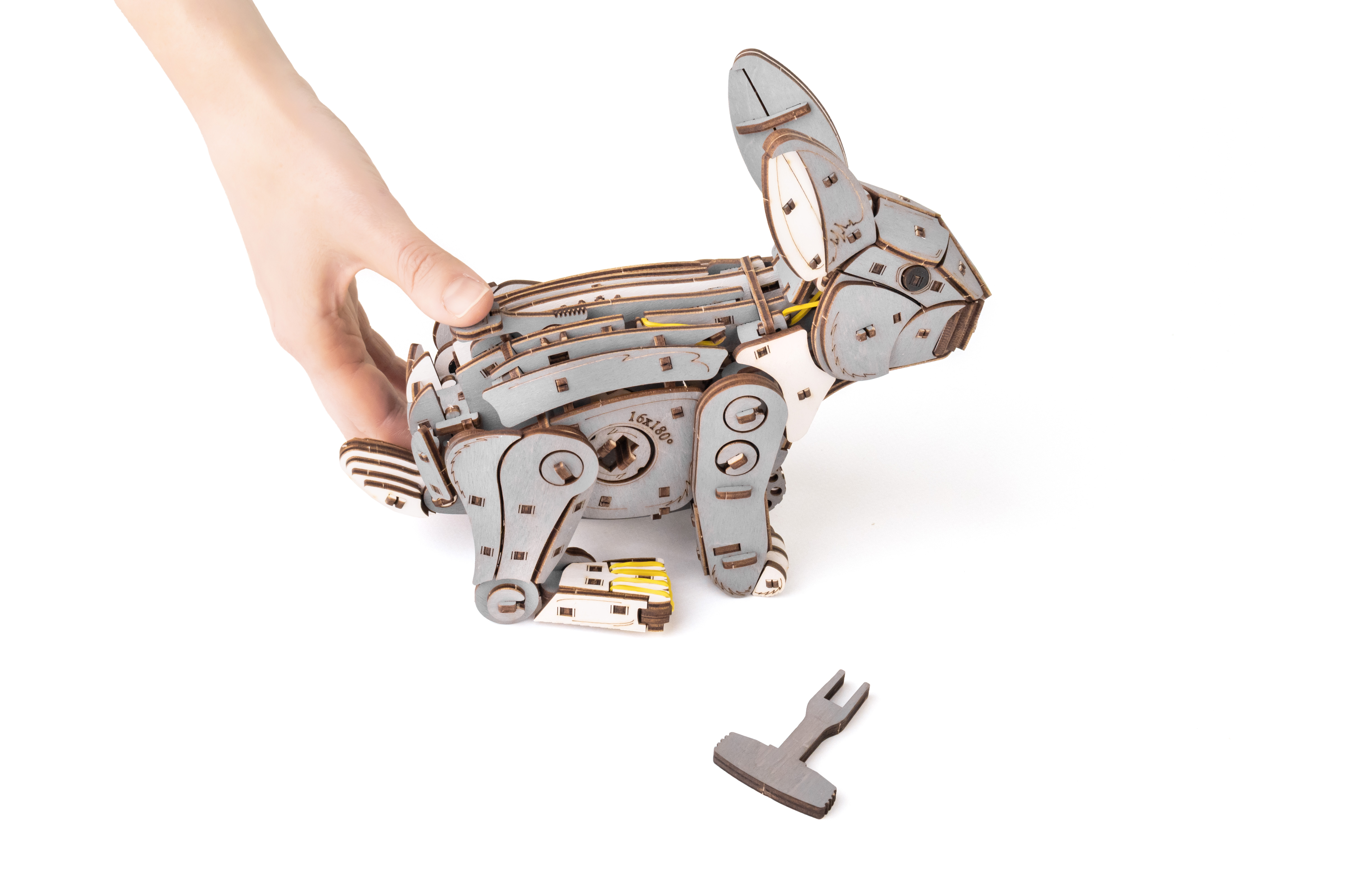 Купить Механическая сборная модель EWA Кролик серый оптом