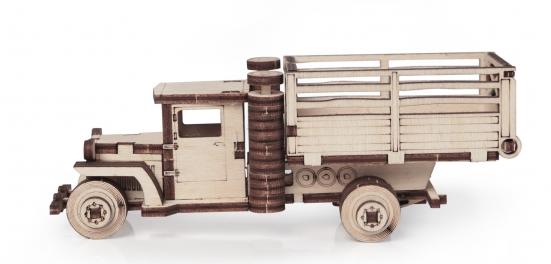 Купить Конструктор 3D деревянный подвижный Lemmo Грузовичок ВБ с кузовом оптом