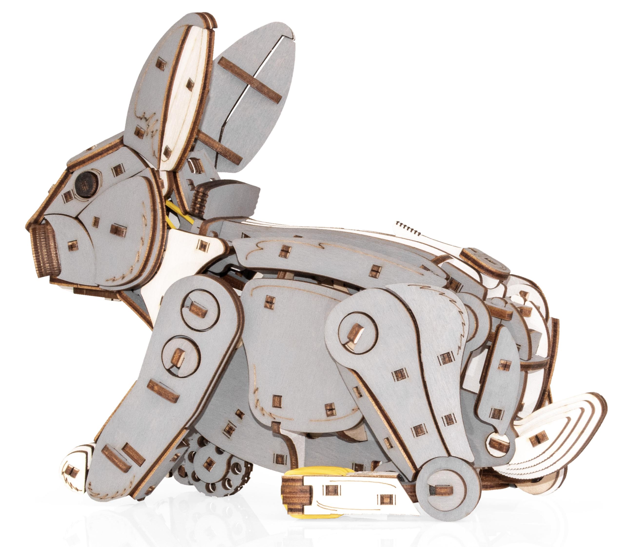 Купить Механическая сборная модель EWA Кролик серый оптом