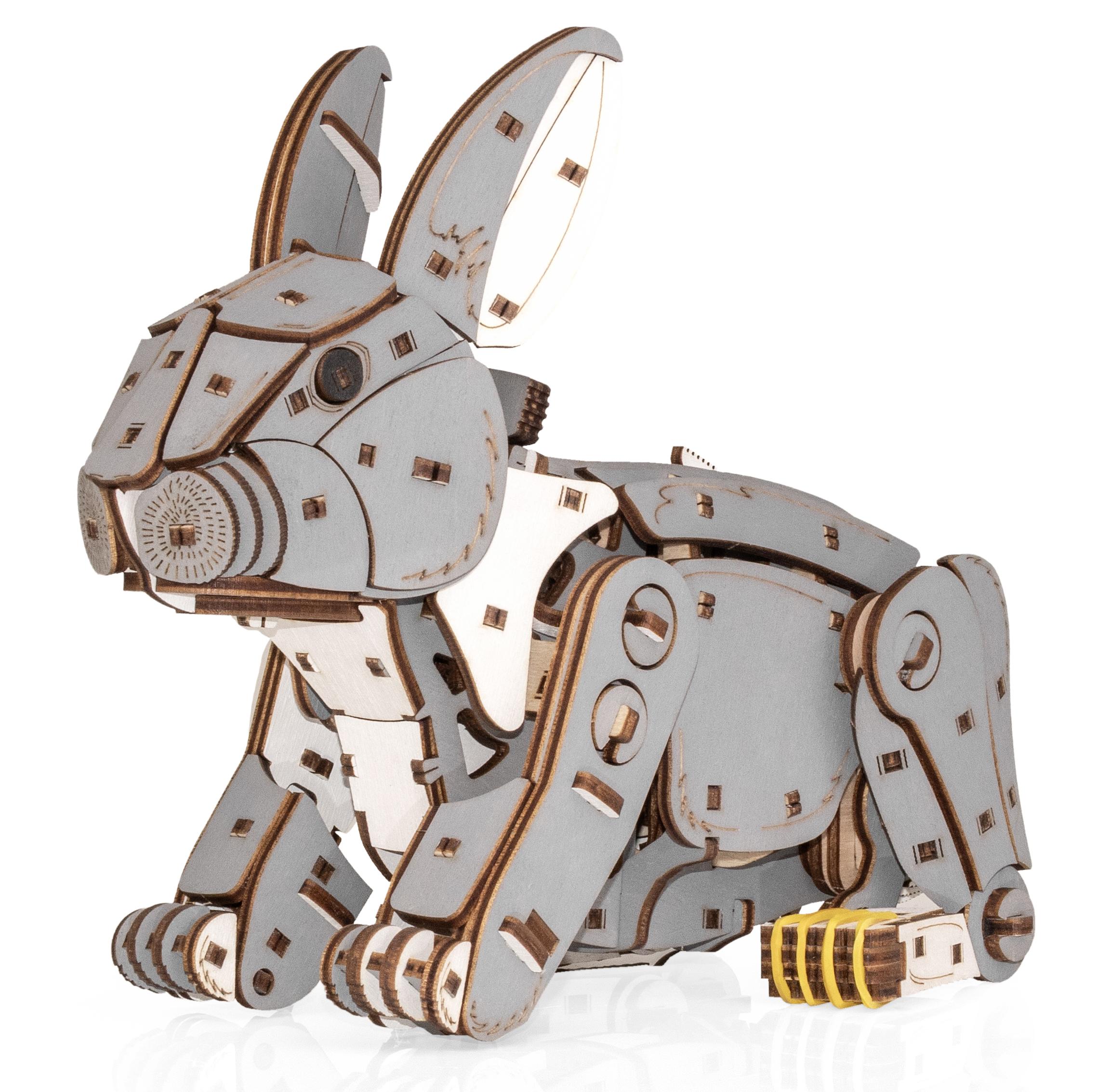 Купить Механическая сборная модель EWA Кролик серый оптом