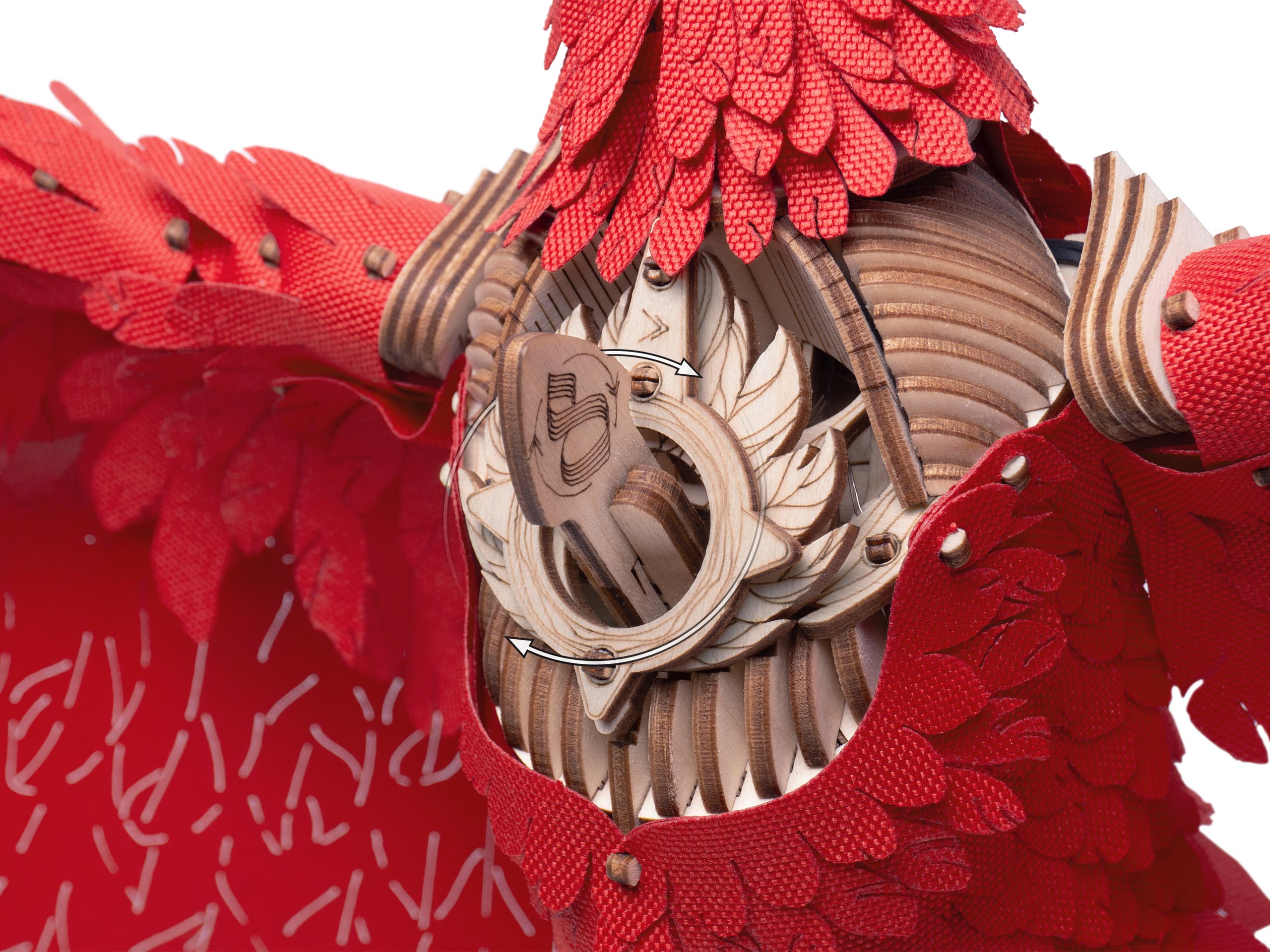 Купить Деревянный конструктор, сборная модель Lemmo Огненный Феникс со светом оптом