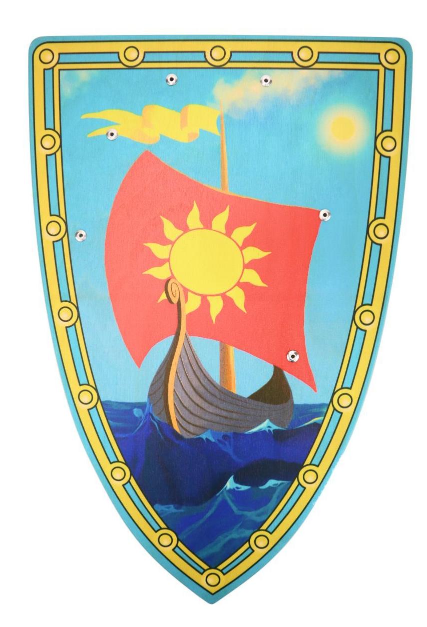 Купить Треугольный щит детский Ладья из дерева оптом