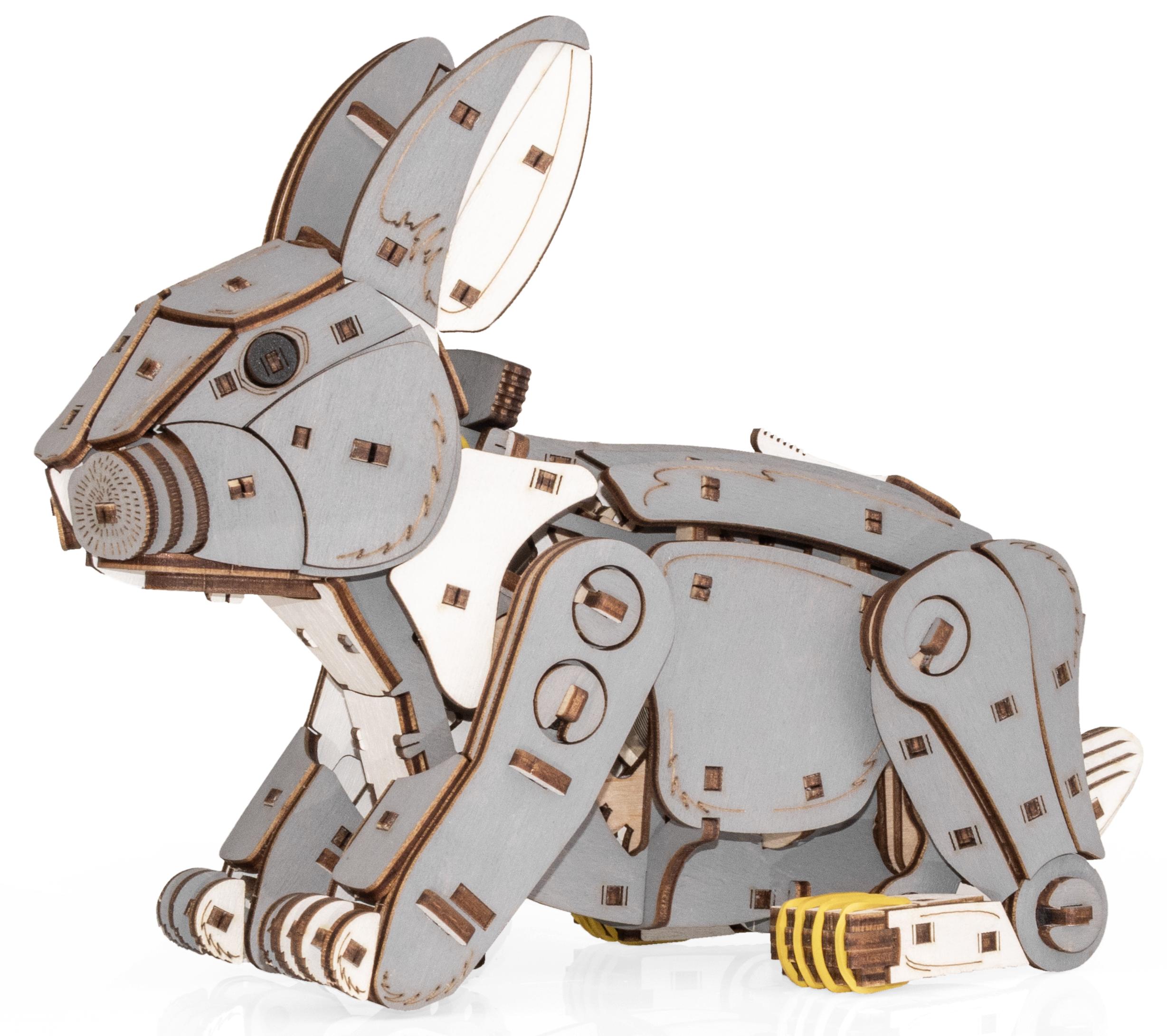 Купить Механическая сборная модель EWA Кролик серый оптом