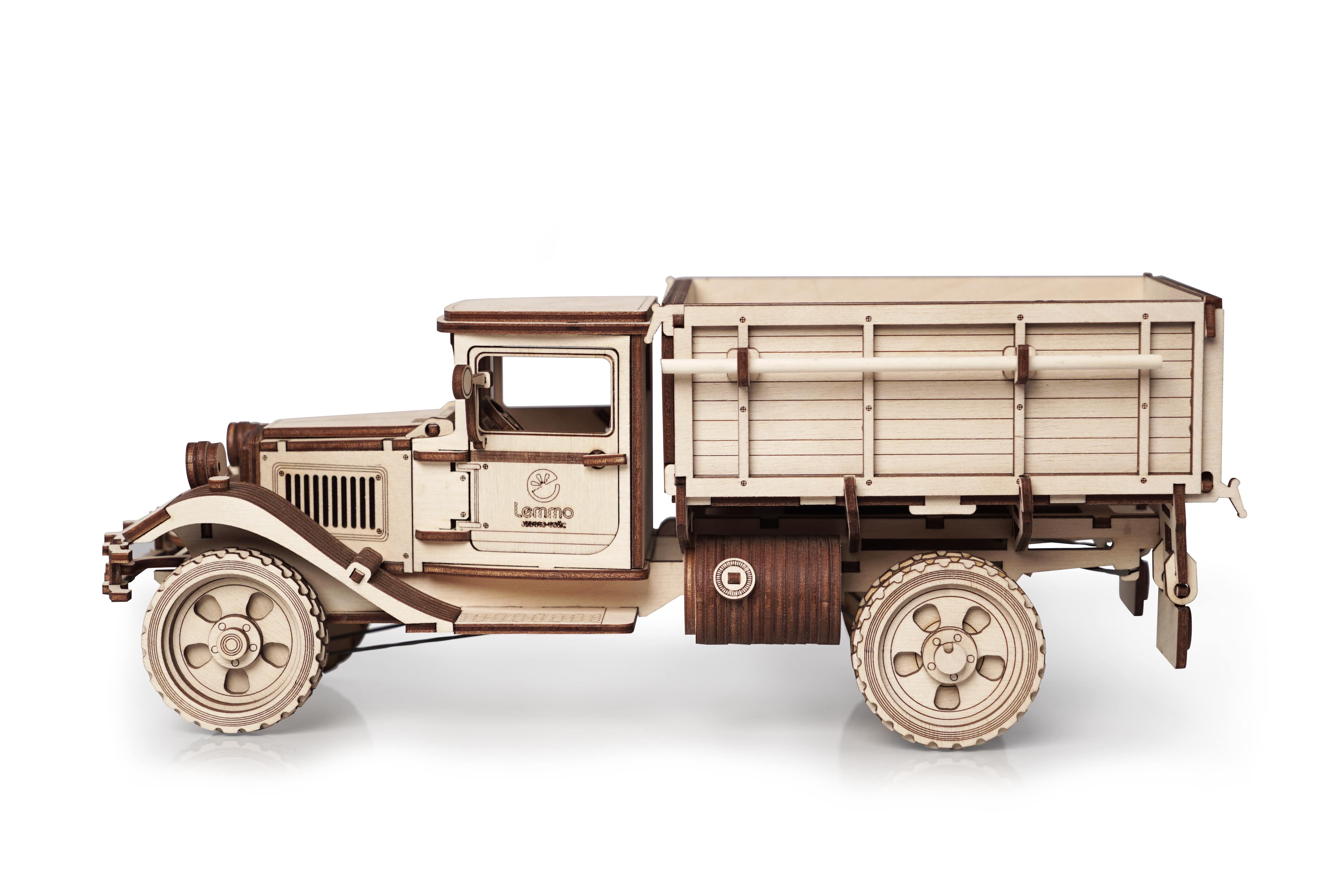 Конструктор 3D деревянный Lemmo Грузовик "Полуторка" Кузов