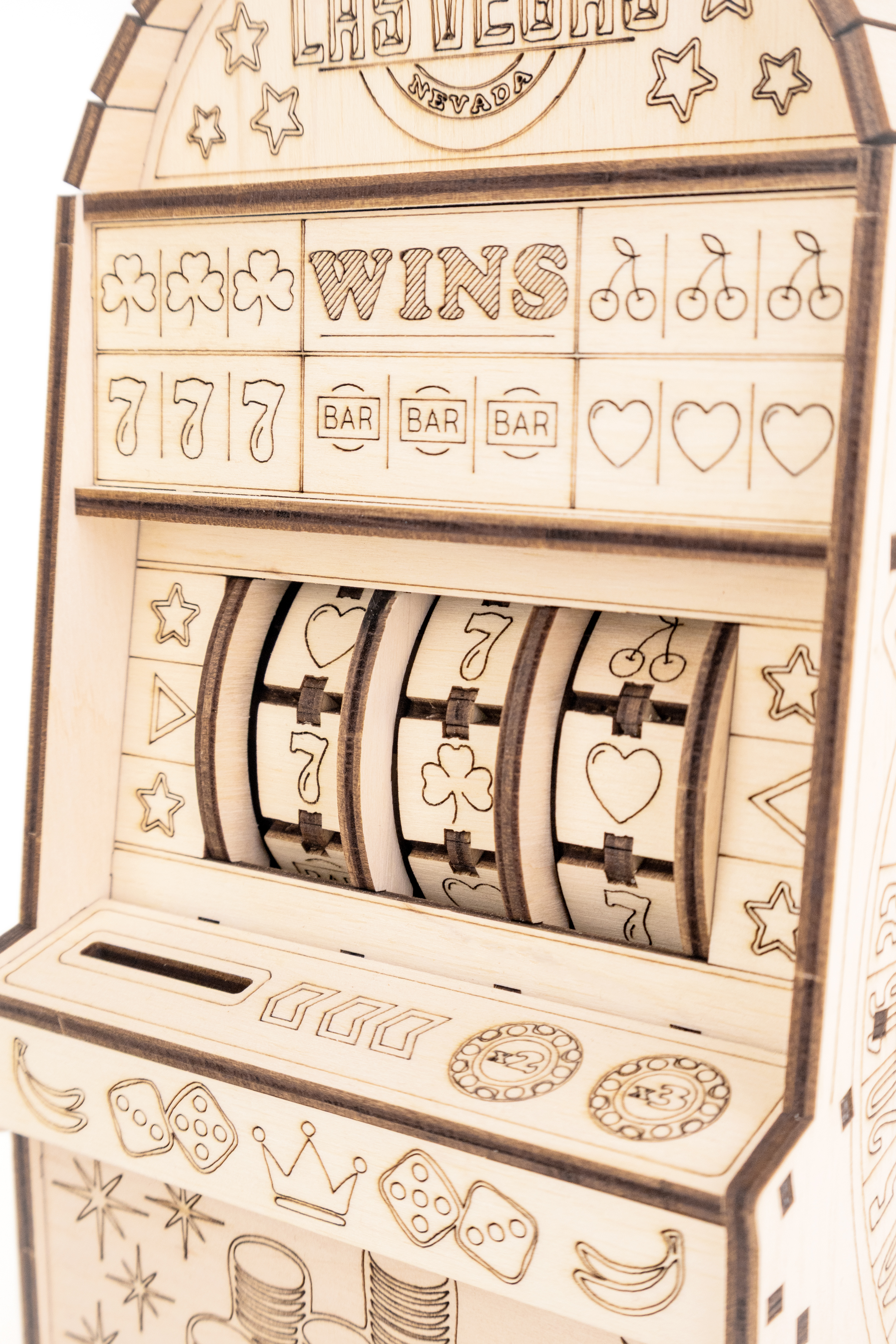 Купить Деревянный конструктор, сборная модель EWA Однорукий бандит оптом