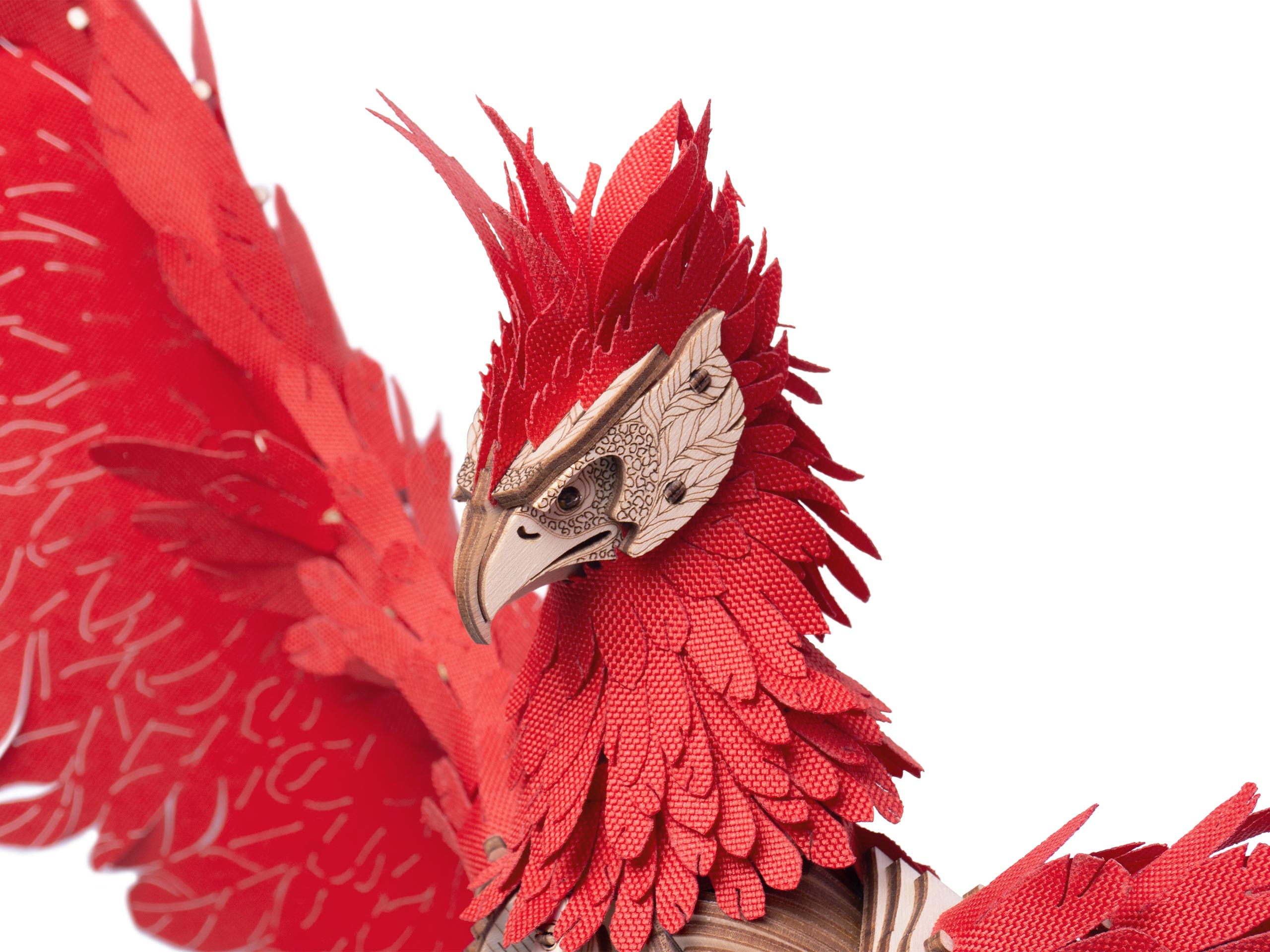 Купить Деревянный конструктор, сборная модель Lemmo Огненный Феникс со светом оптом