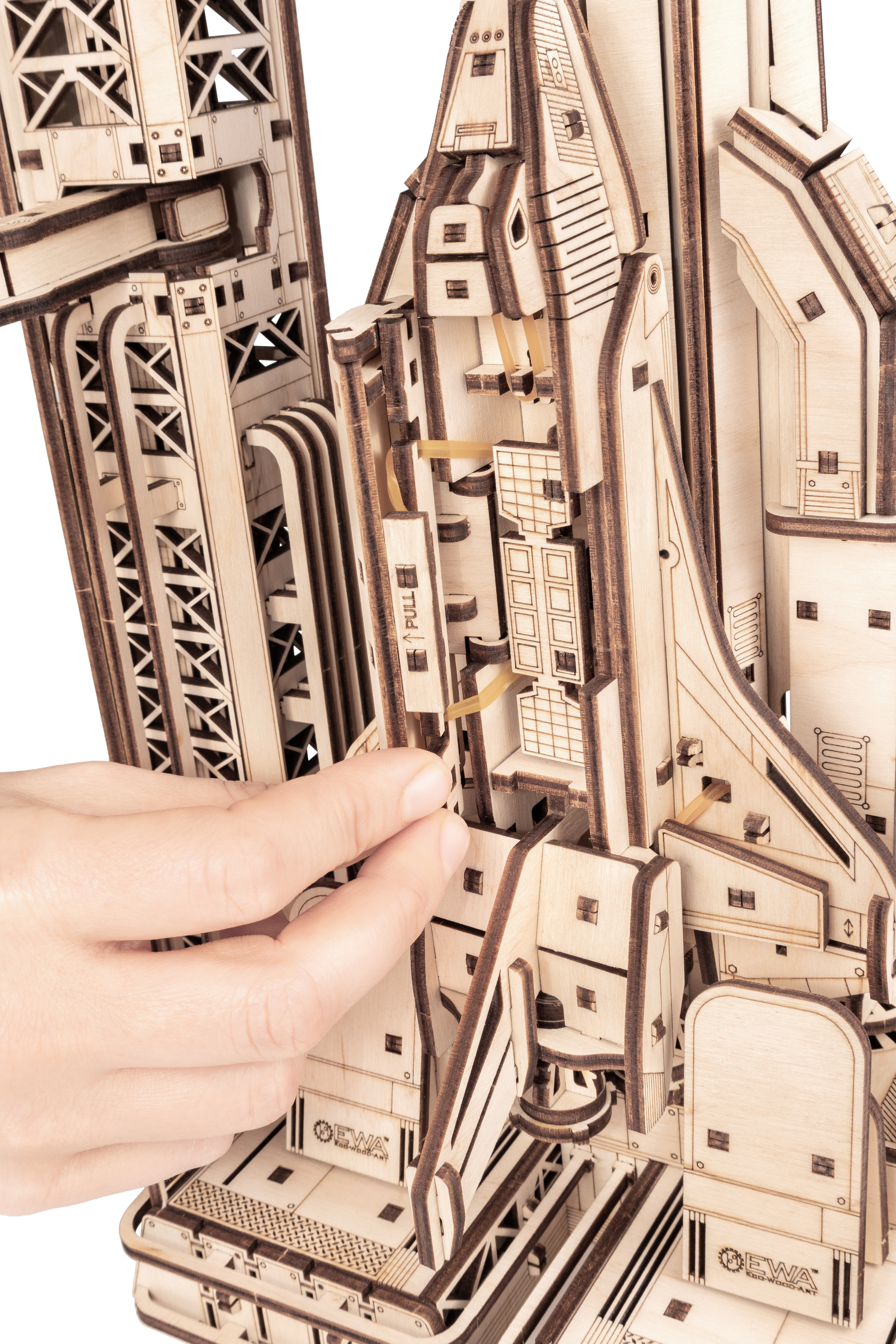 Купить Деревянный конструктор EWA Космический корабль Шаттл оптом