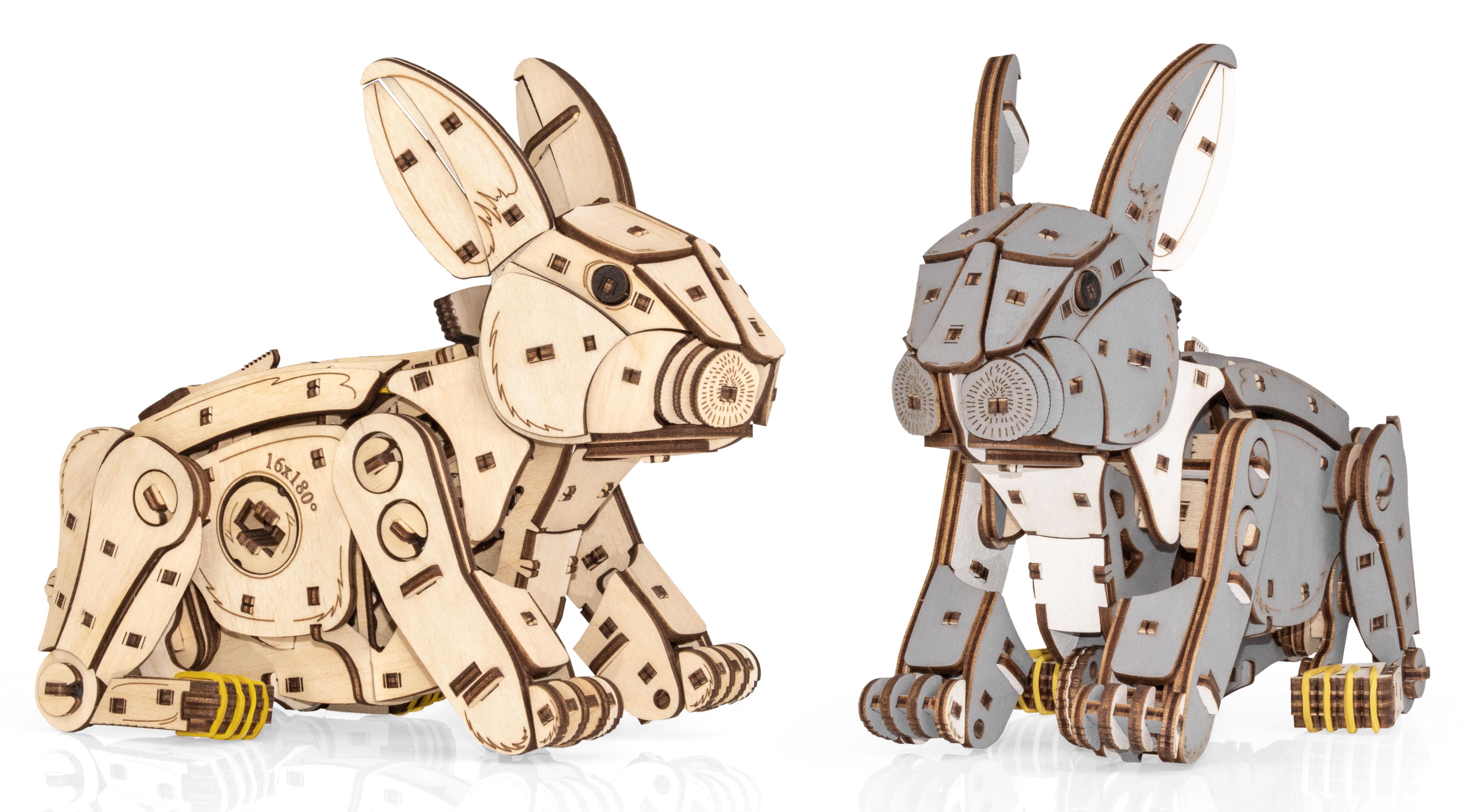 Купить Механическая сборная модель EWA Кролик серый оптом