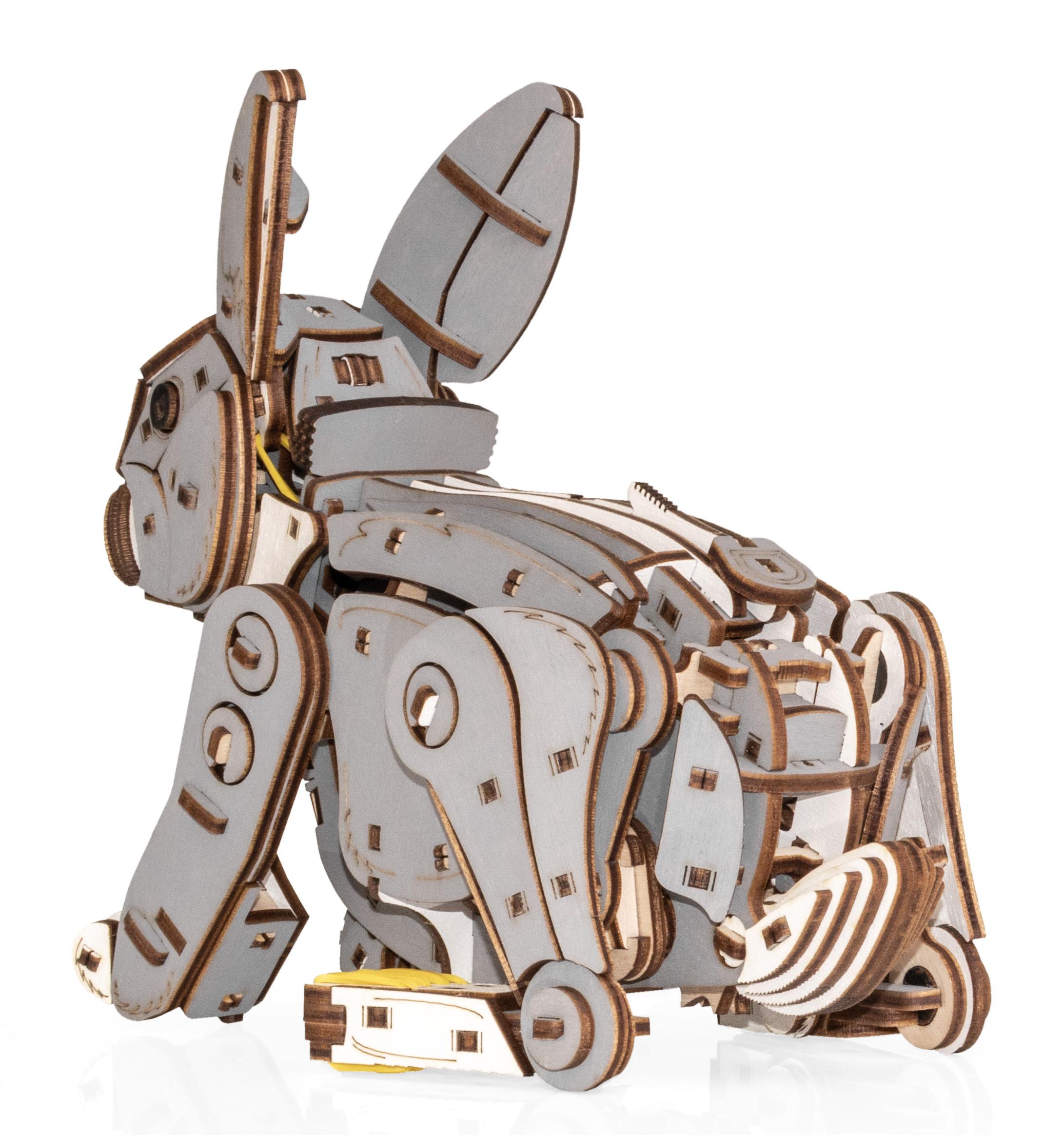 Купить Механическая сборная модель EWA Кролик серый оптом