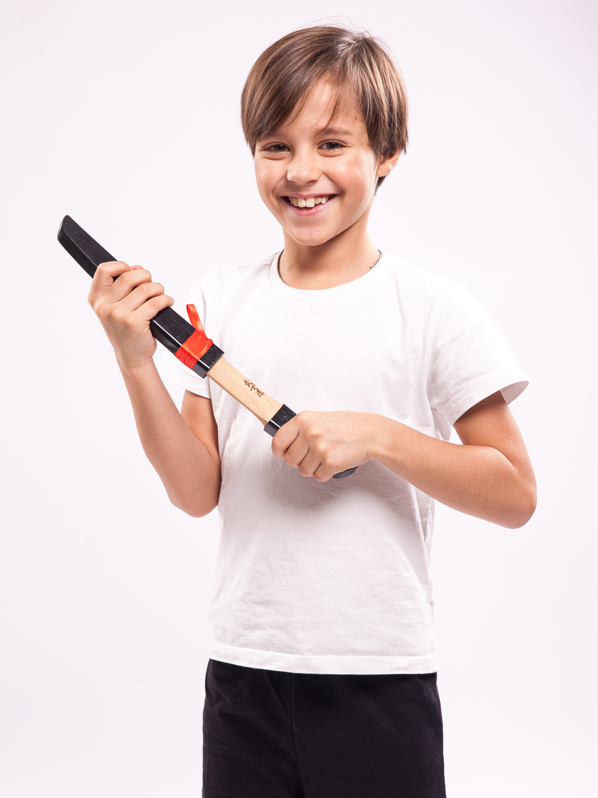 Купить Меч деревянный детский Танто из бука (черный) оптом