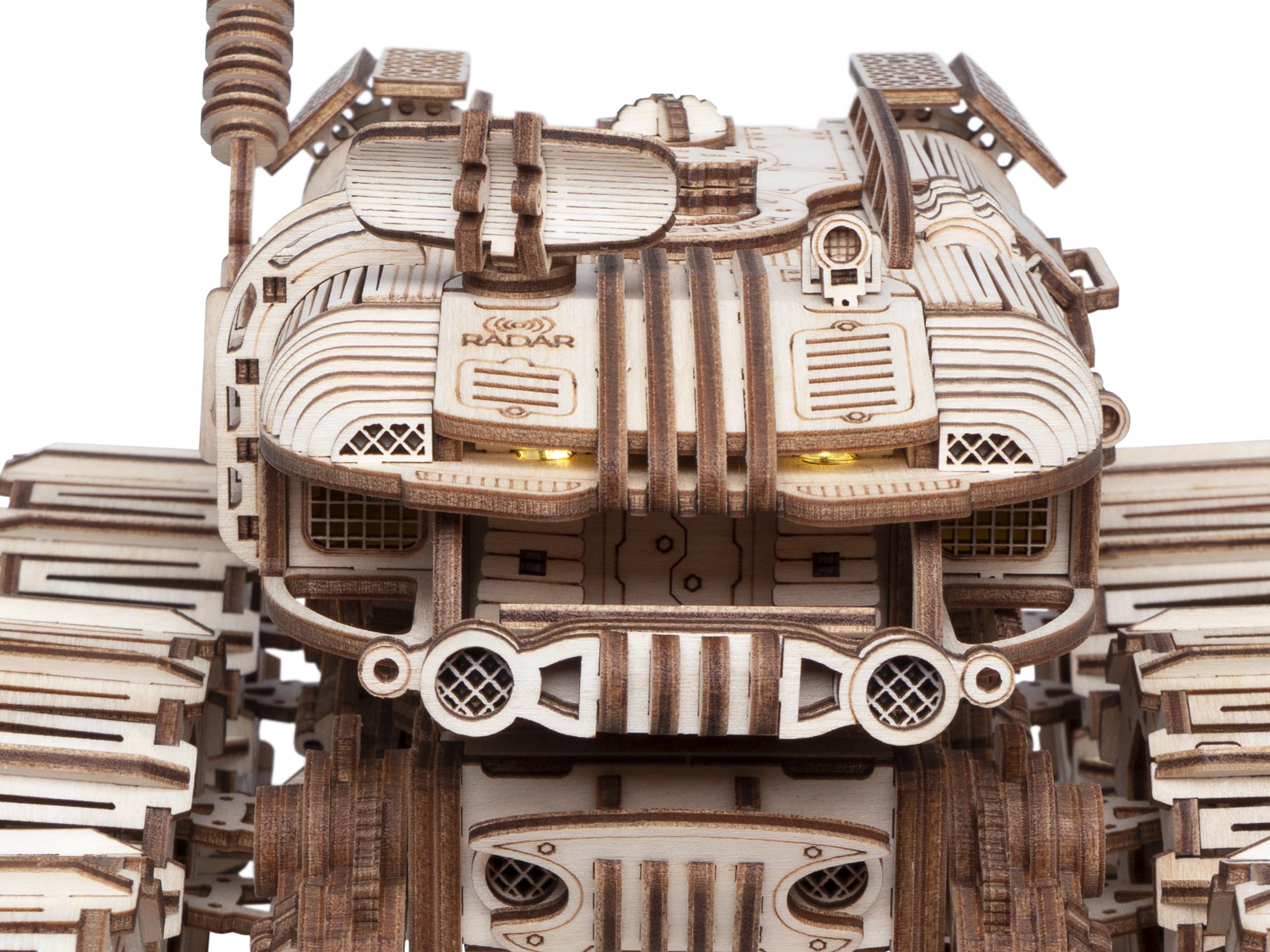 Купить Деревянный конструктор, сборная модель Lemmo Марсоход HOBOS со светом оптом