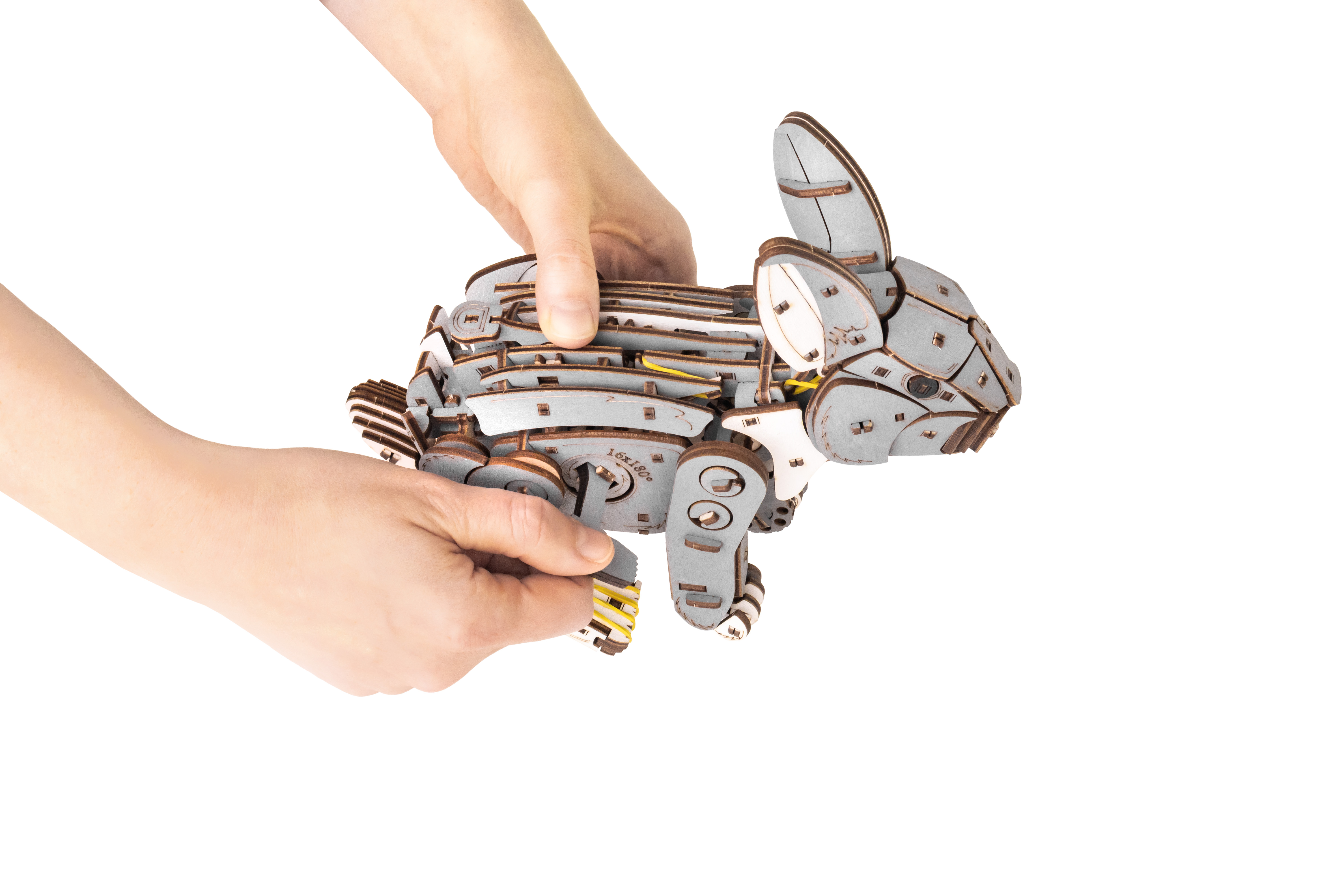 Купить Механическая сборная модель EWA Кролик серый оптом