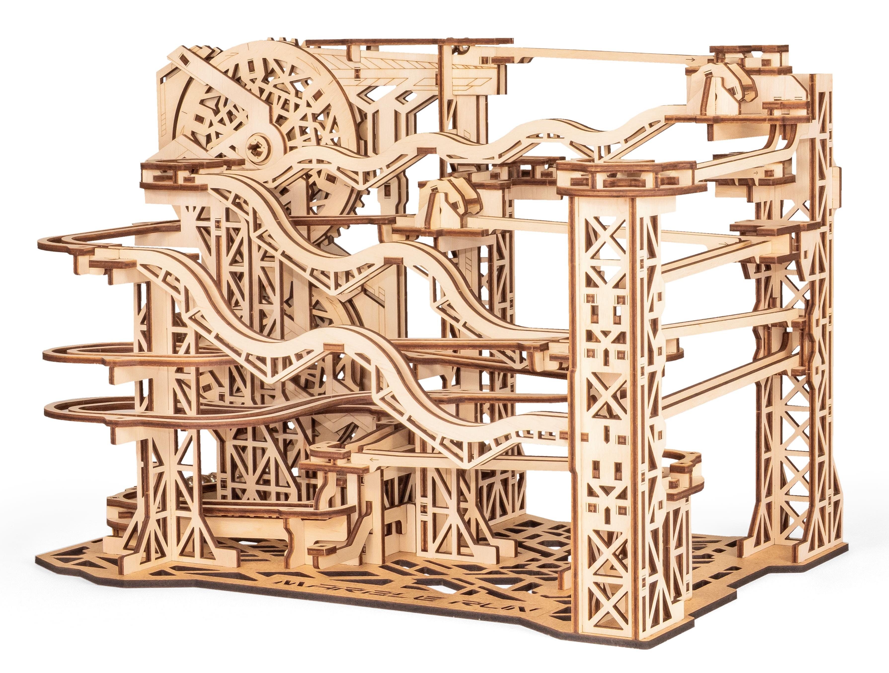 Купить Деревянный конструктор, сборная модель EWA Бегущий лабиринт Марбл  оптом