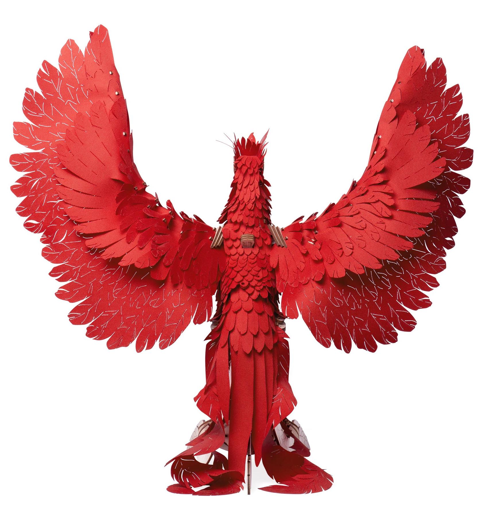 Купить Деревянный конструктор, сборная модель Lemmo Огненный Феникс со светом оптом