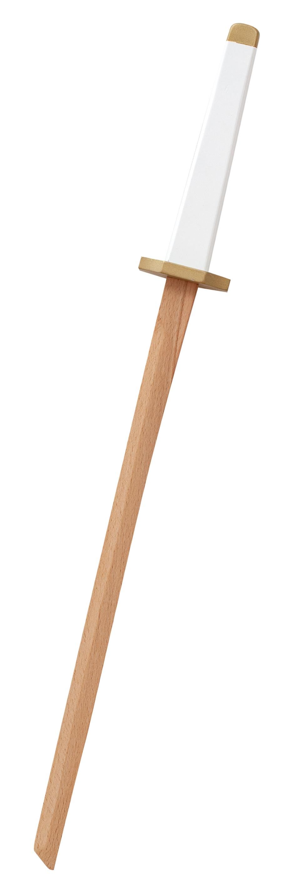 Купить Меч деревянный Катана в ножнах (белое золото) оптом