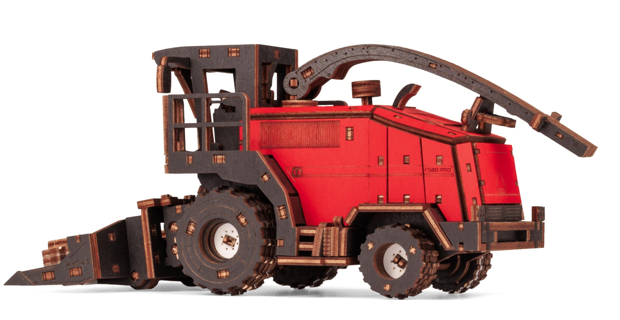 Купить Деревянный конструктор, сборная модель EWA Комбайн FS80 PRO цветной оптом