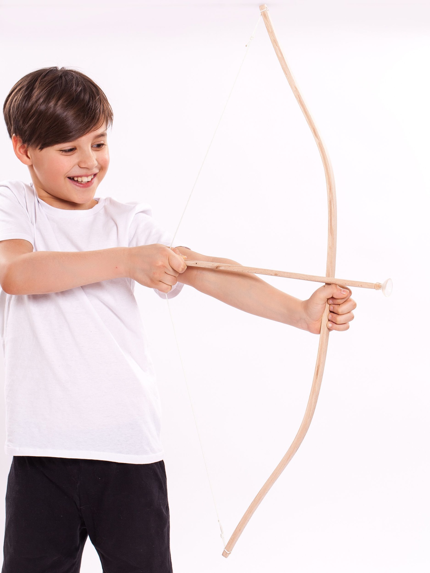 Купить Деревянный лук со стрелами на присосках оптом