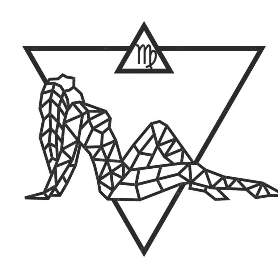 Деревянный декор настенный, панно EWA Design Знаки Зодиака Дева