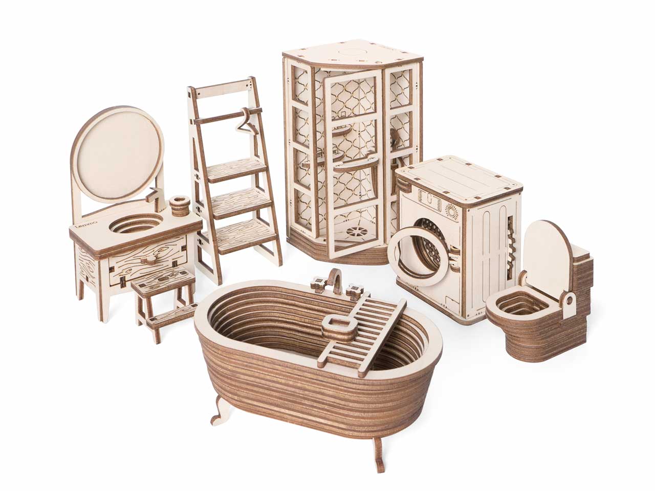 Купить Набор кукольной мебели Lemmo Ванная комната оптом
