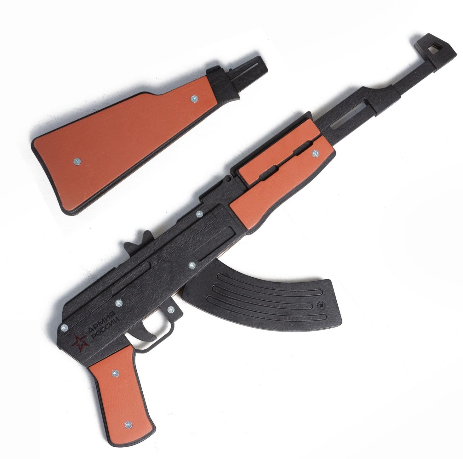 Купить Резинкострел из дерева Армия России Автомат АК-47 оптом