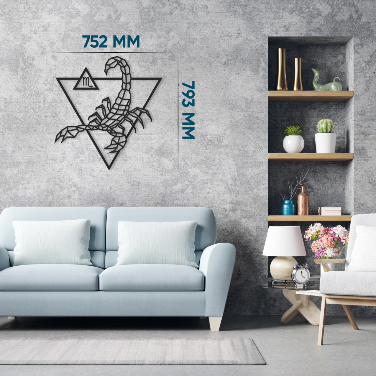 Купить Деревянный декор настенный, панно EWA Design Знаки Зодиака Скорпион оптом