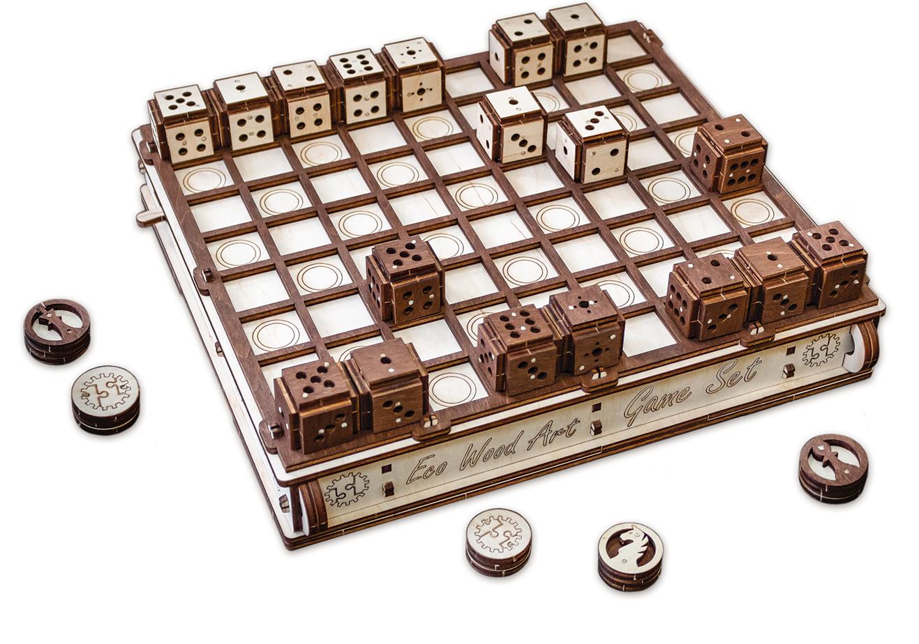 Купить Конструктор деревянный 3D EWA Gameset Игровой набор оптом
