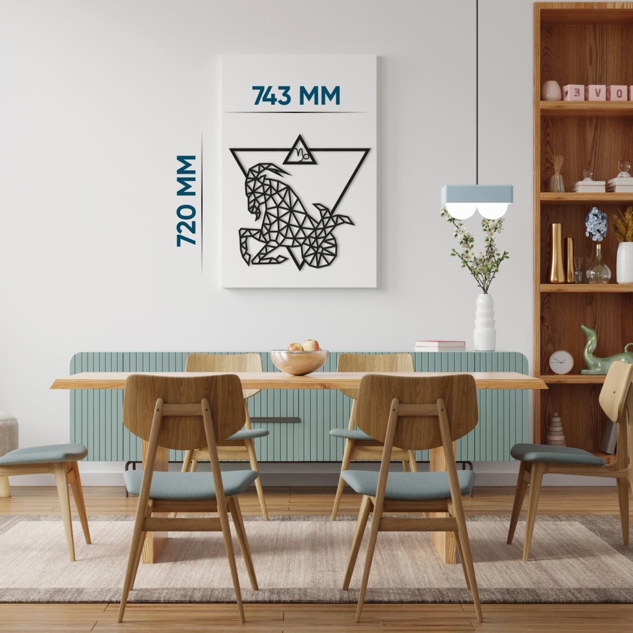 Купить Деревянный декор настенный, панно EWA Design Знаки Зодиака Козерог оптом