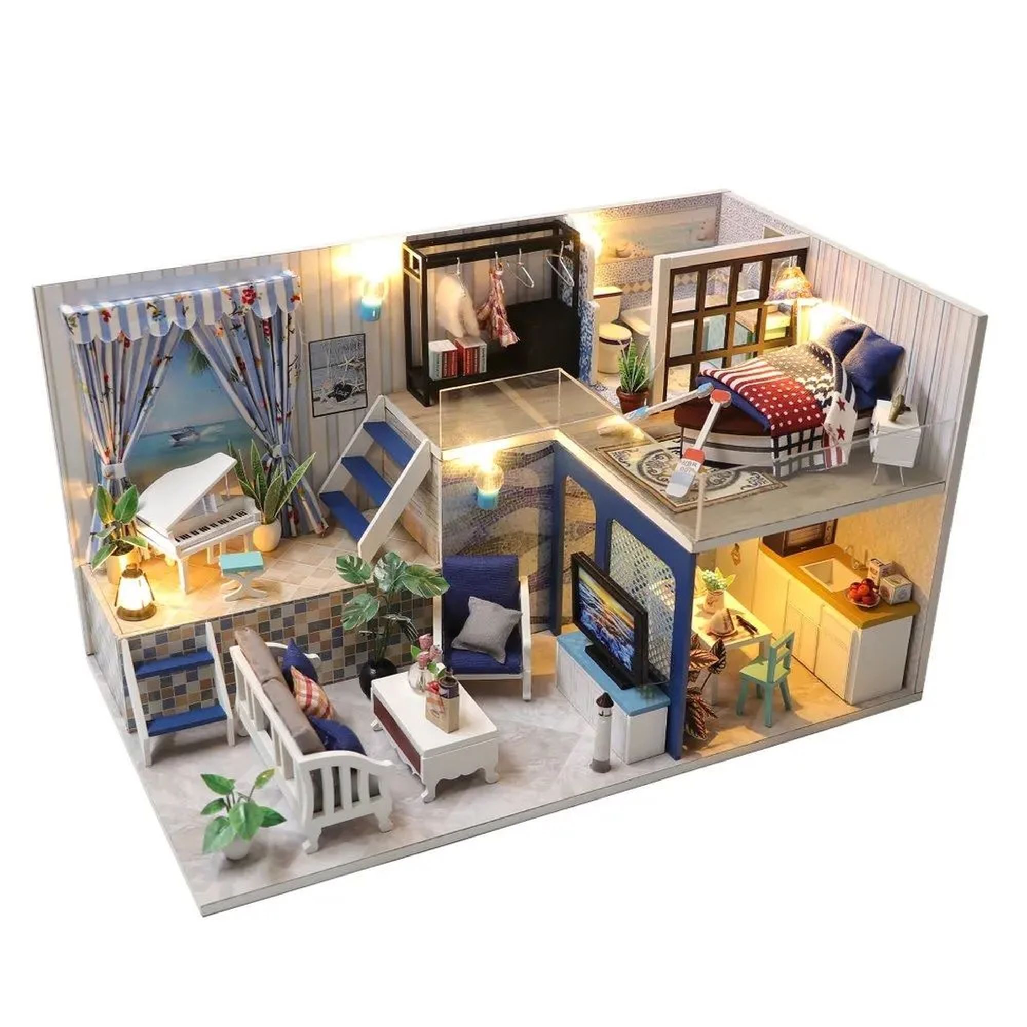 Купить Румбокс, интерьерный конструктор MiniHouse Путешествие на море оптом