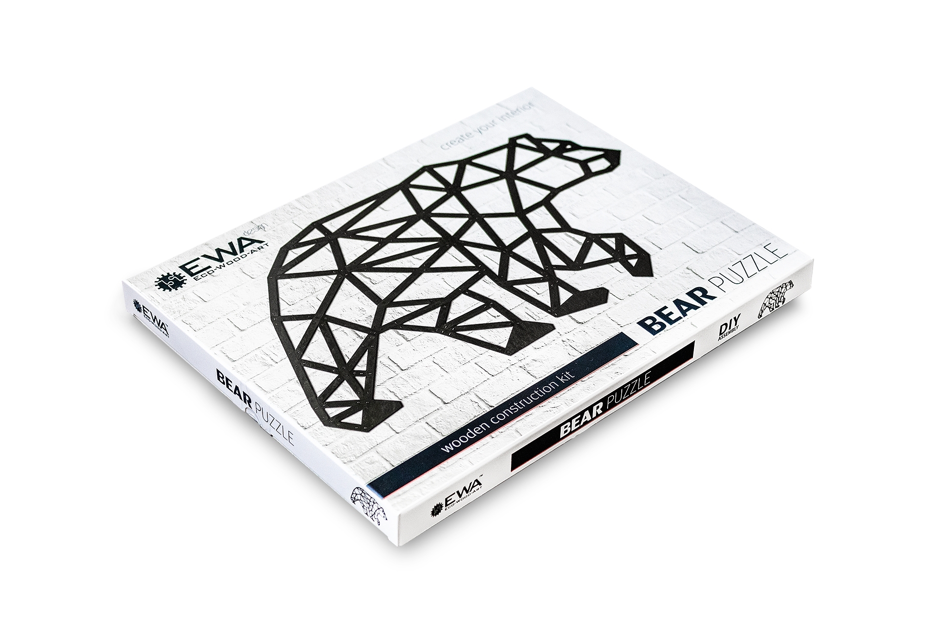 Купить Деревянный декор настенный, панно EWA Design Медведь оптом