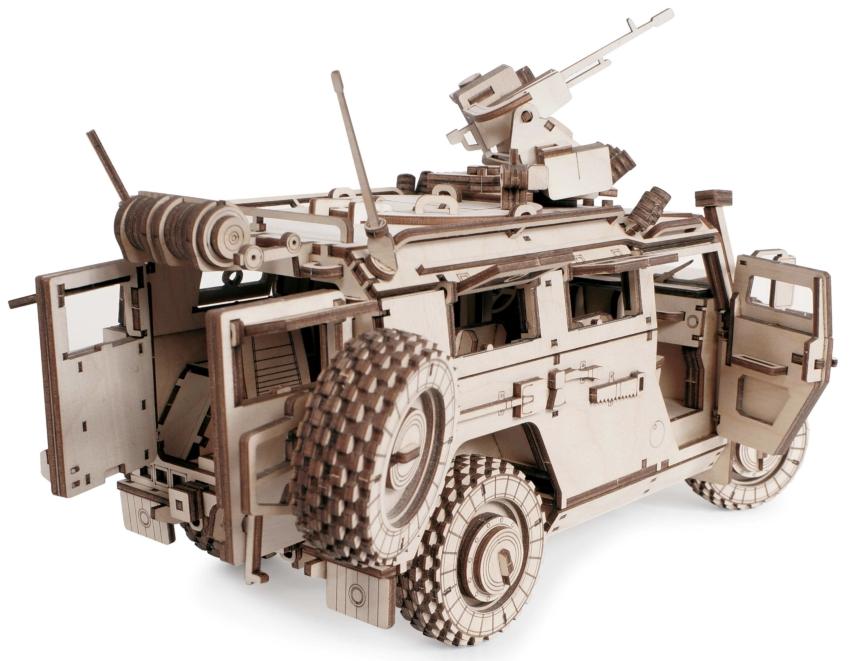 Купить Деревянный конструктор, сборная модель Lemmo Бронеавтомобиль Лигер оптом