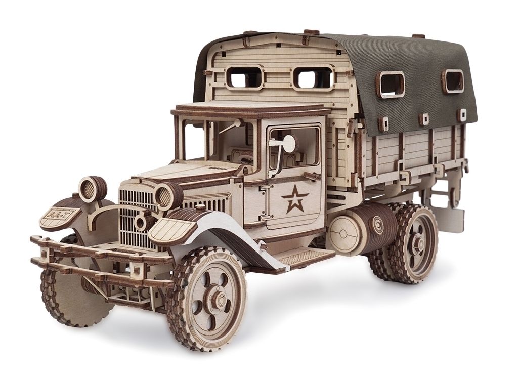 Купить Конструктор из дерева "Армия России" Грузовик "Полуторка" Тент оптом