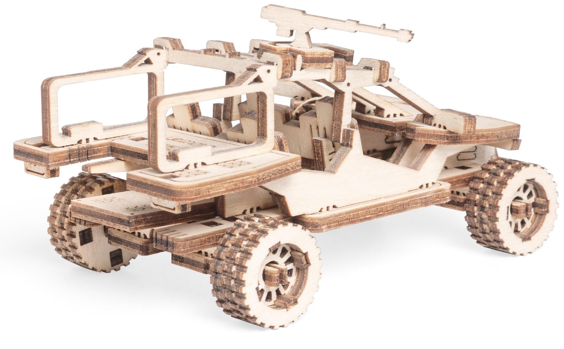 Купить Деревянный конструктор, сборная модель Lemmo Внедорожник Багги М-6 оптом