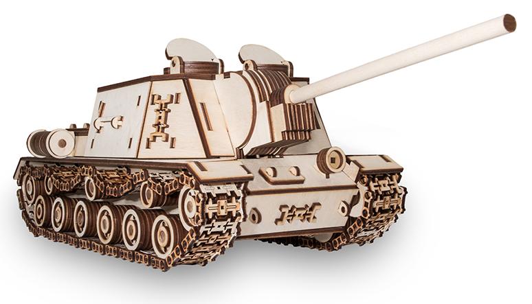 Конструктор деревянный 3D EWA Танк ИСУ-152