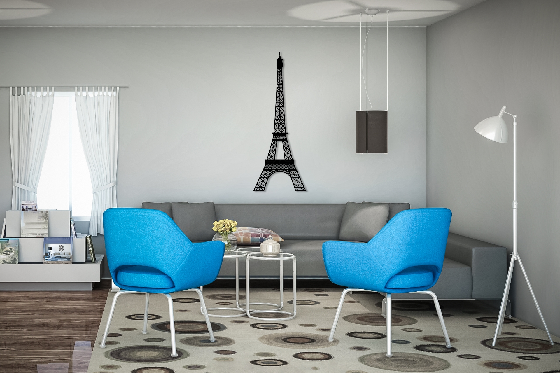 Купить Деревянный декор настенный, панно EWA Design Эйфелева башня оптом