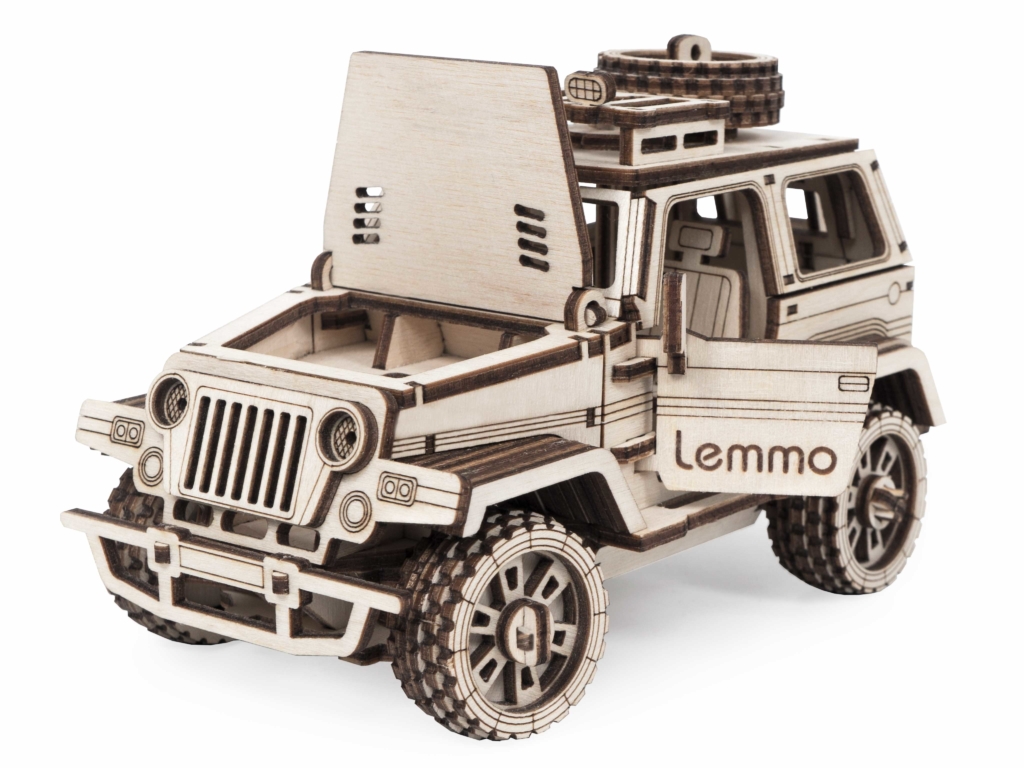 Купить Сборная модель из дерева Lemmo Внедорожник "Трикс" оптом
