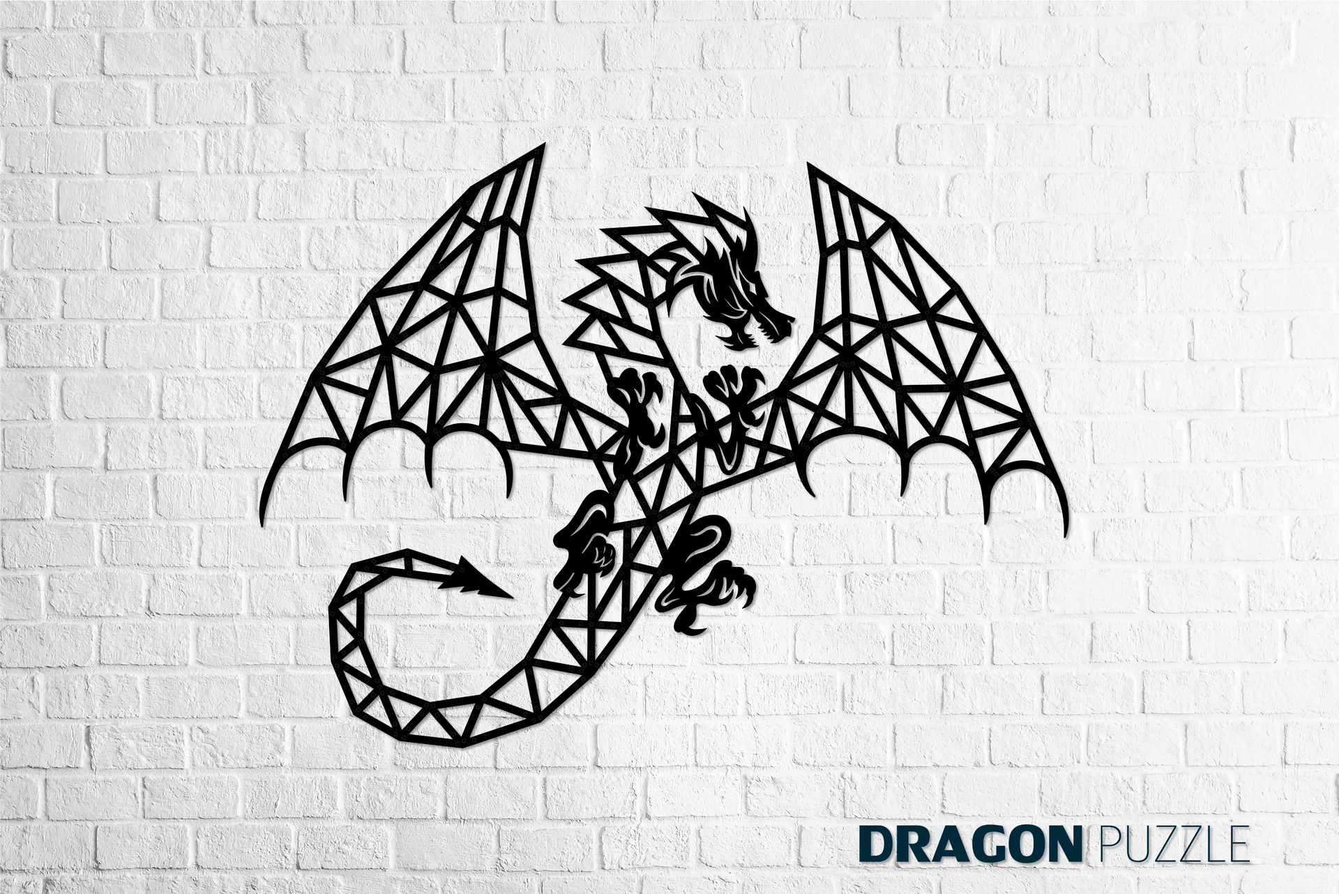 Купить Деревянный декор настенный, панно EWA Design Дракон оптом