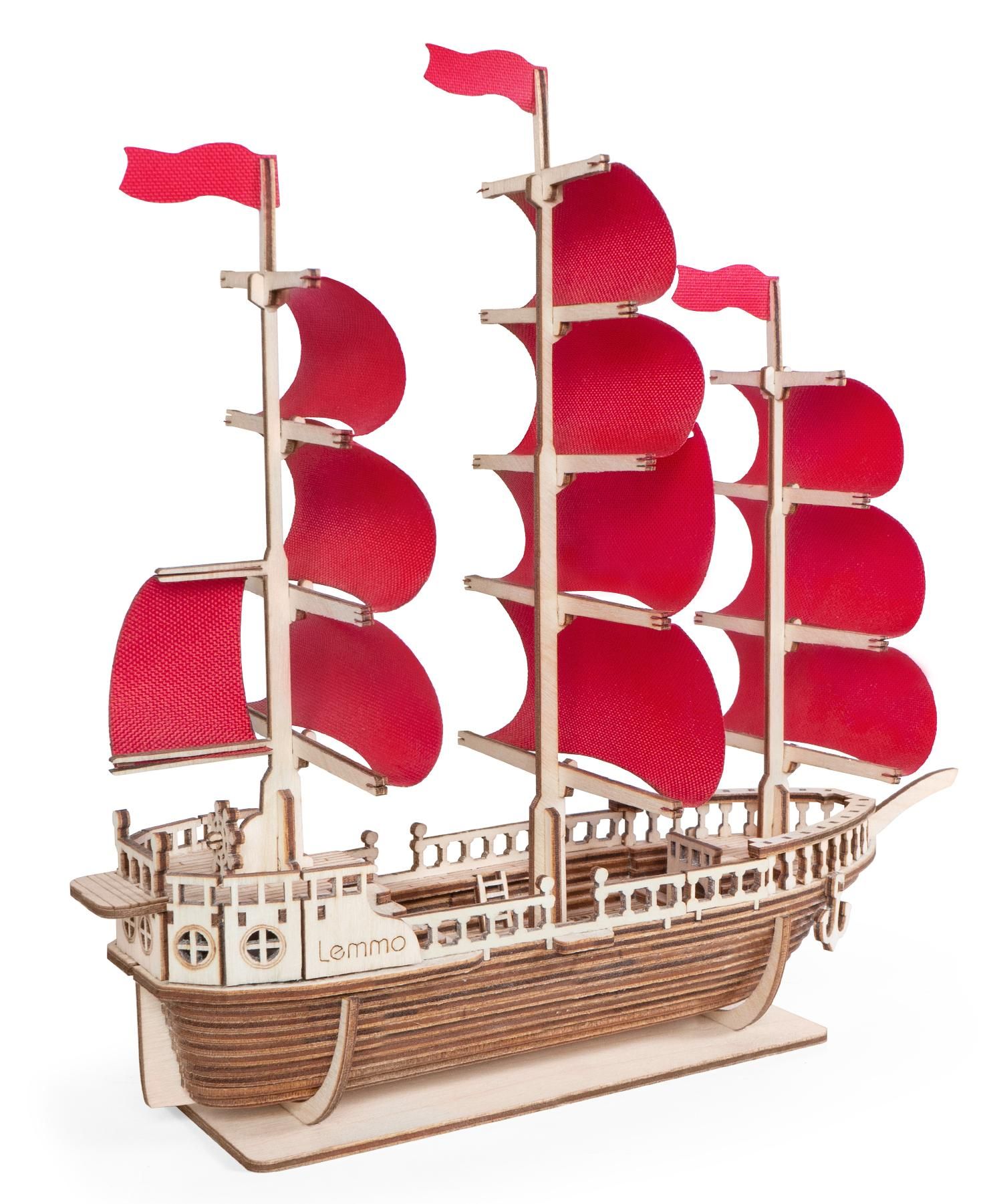 Купить Сборная модель из дерева Lemmo Корабль "Ламар" оптом